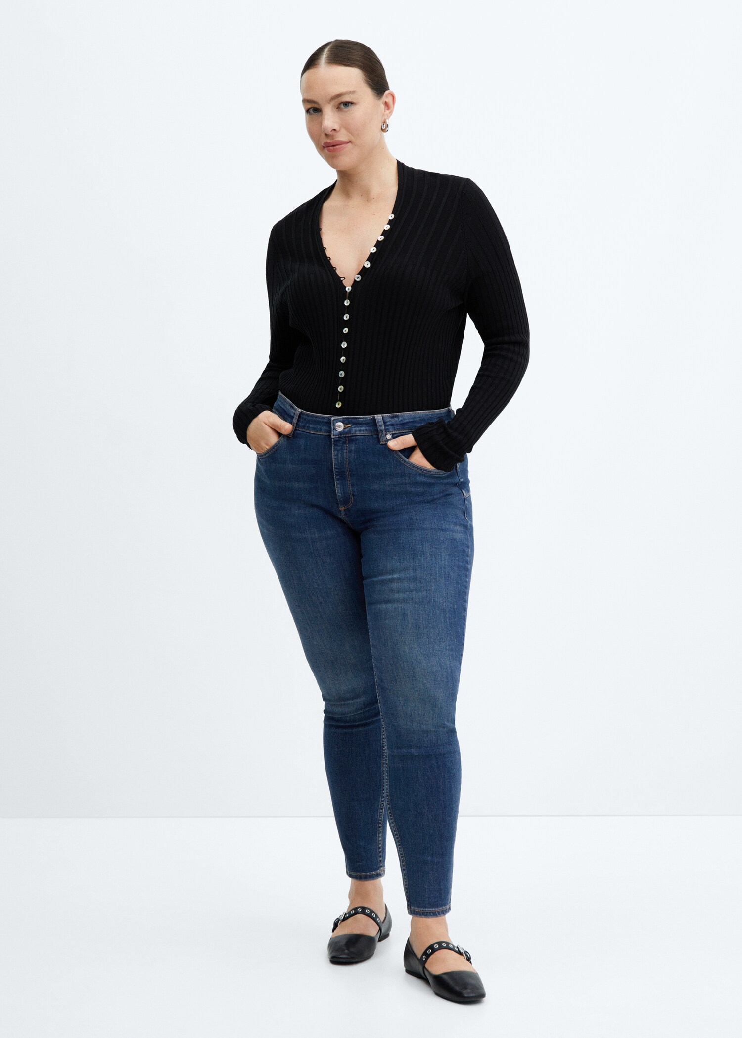 Jeans skinny push-up - Pormenor do artigo 3