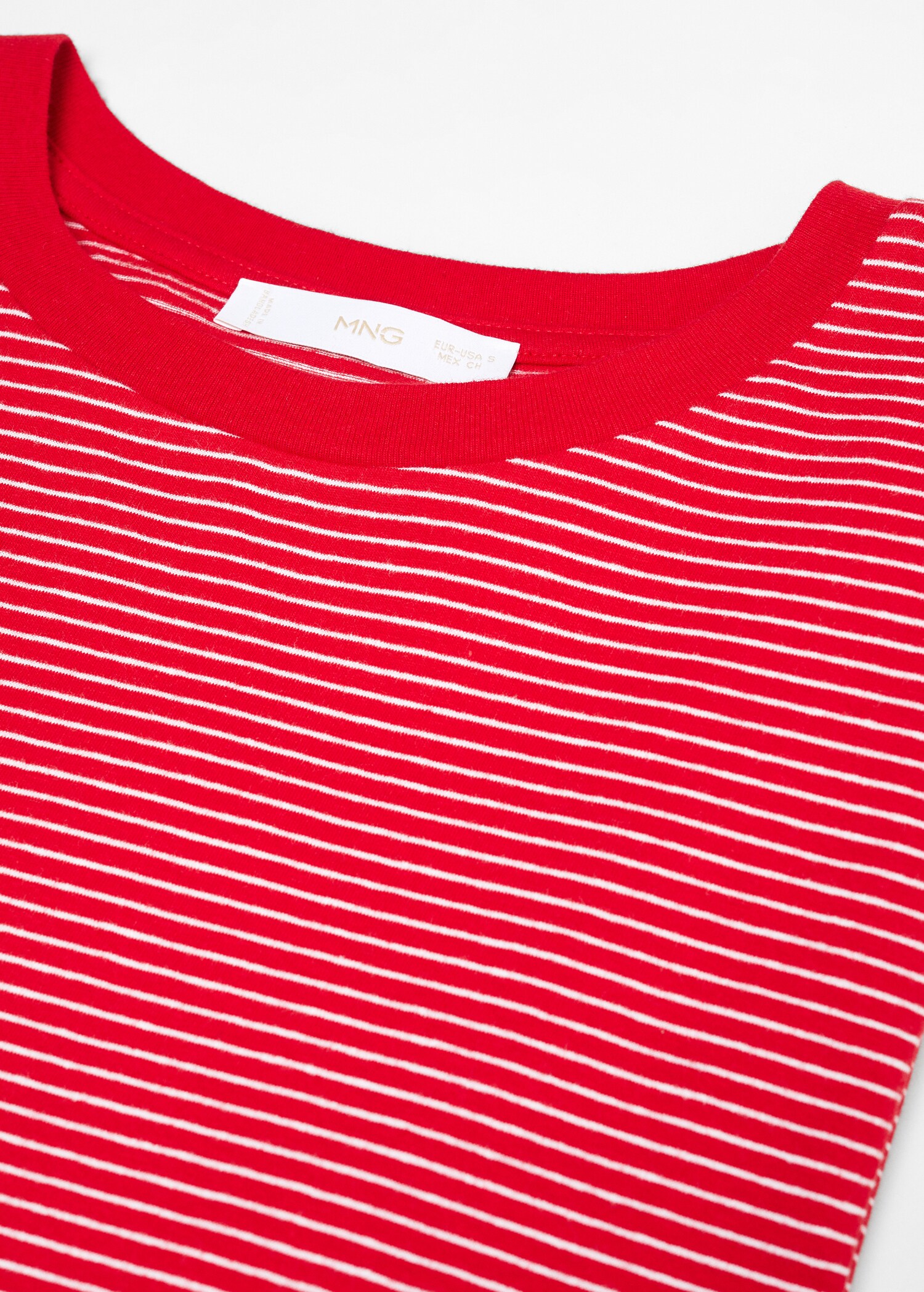 Striped cotton T-shirt - Details of the article 8