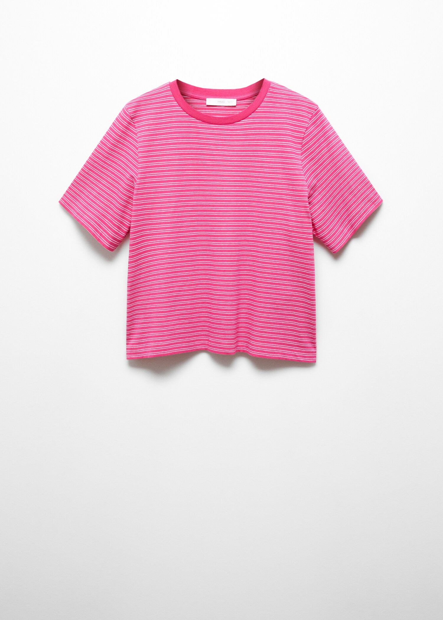 Striped cotton T-shirt - Article without model