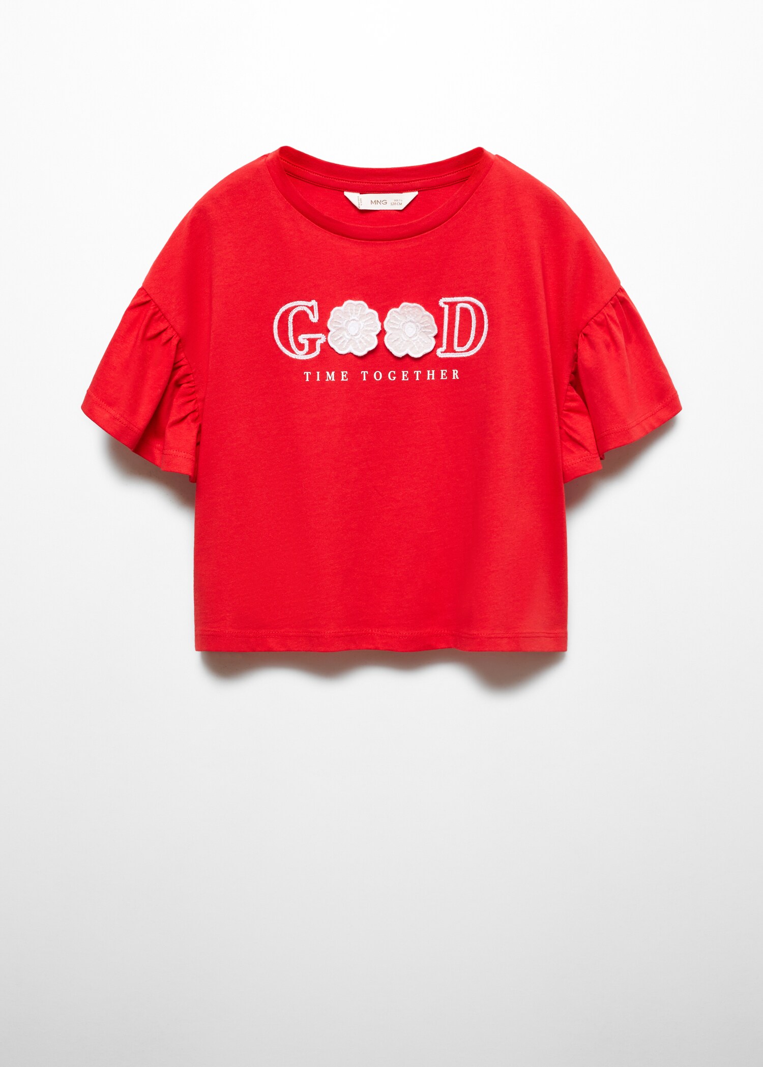 T-shirt message brodé - Article sans modèle