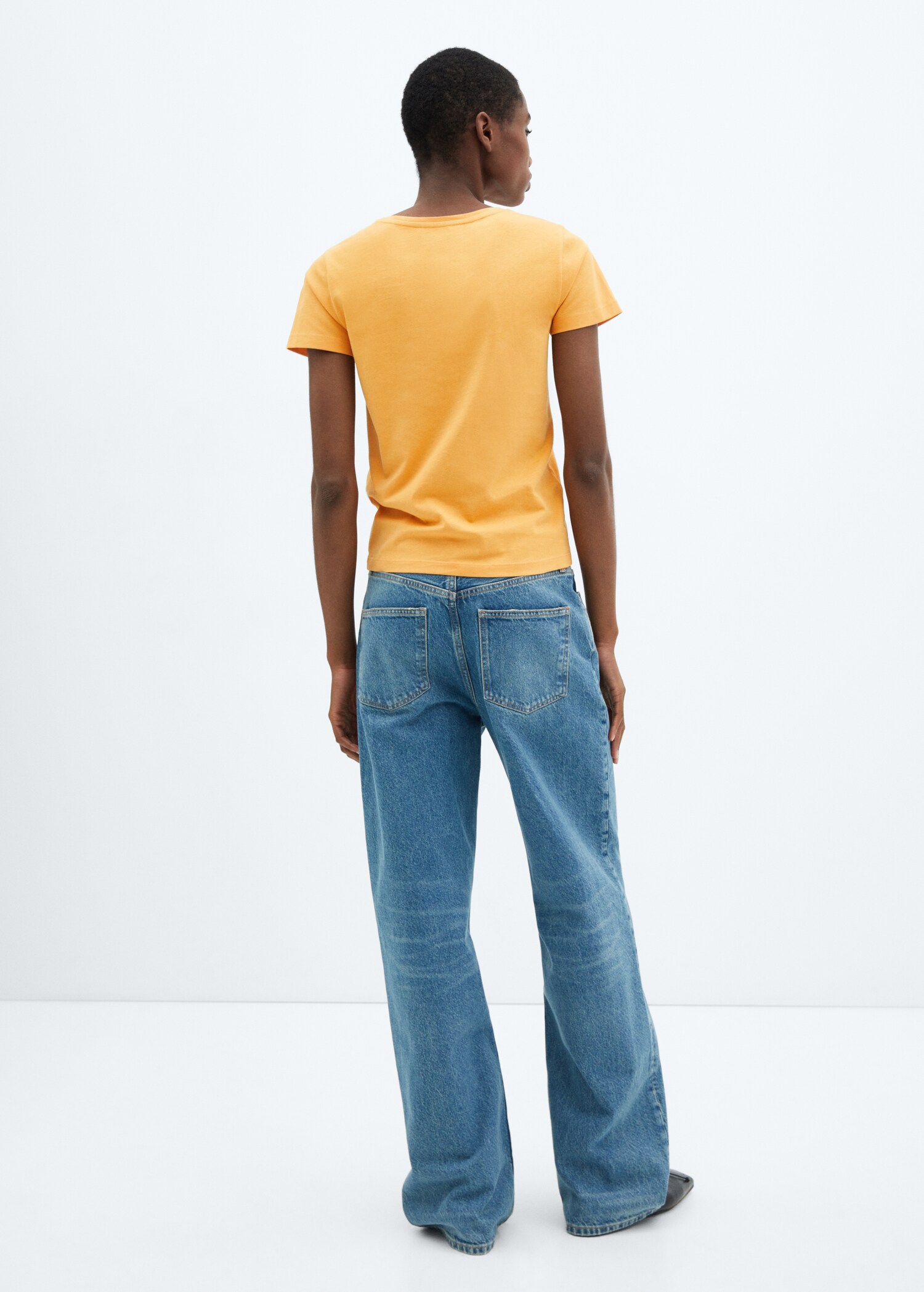 T-shirt logo en coton - Verso de l’article