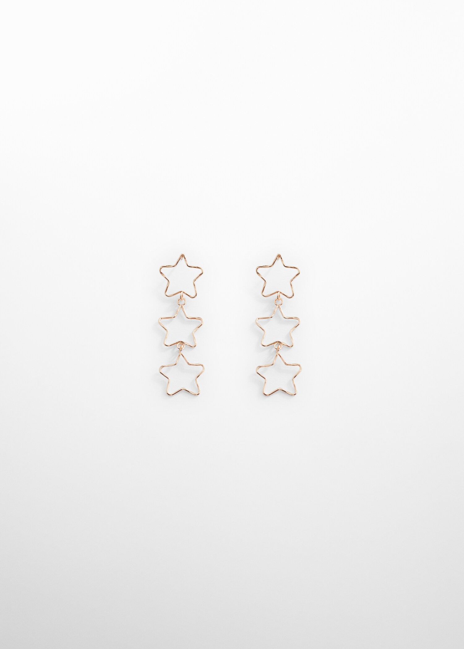 Long star earrings - Article without model