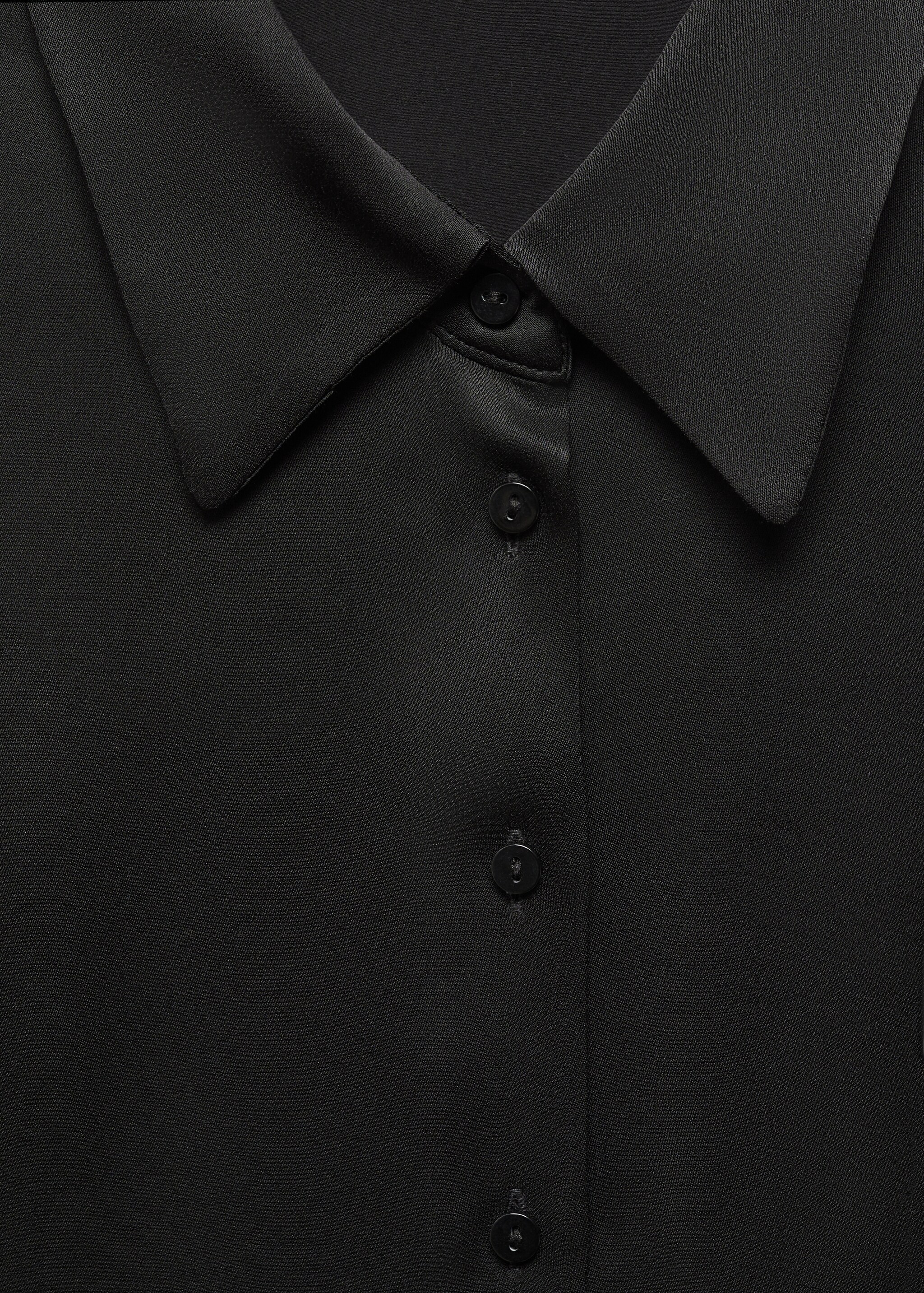 Satin finish flowy shirt - Details of the article 8