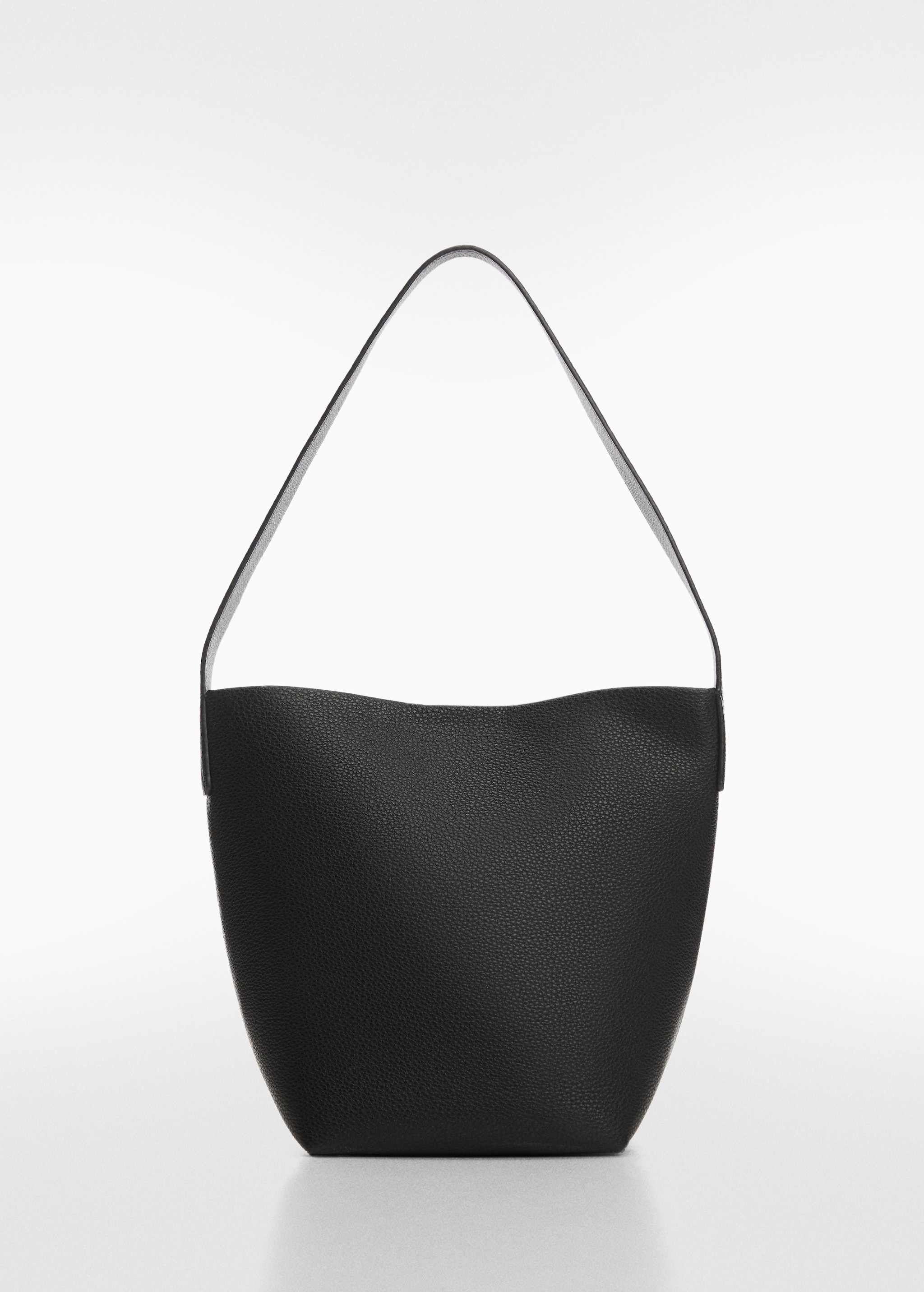 Leather effect bucket bag - Article without model