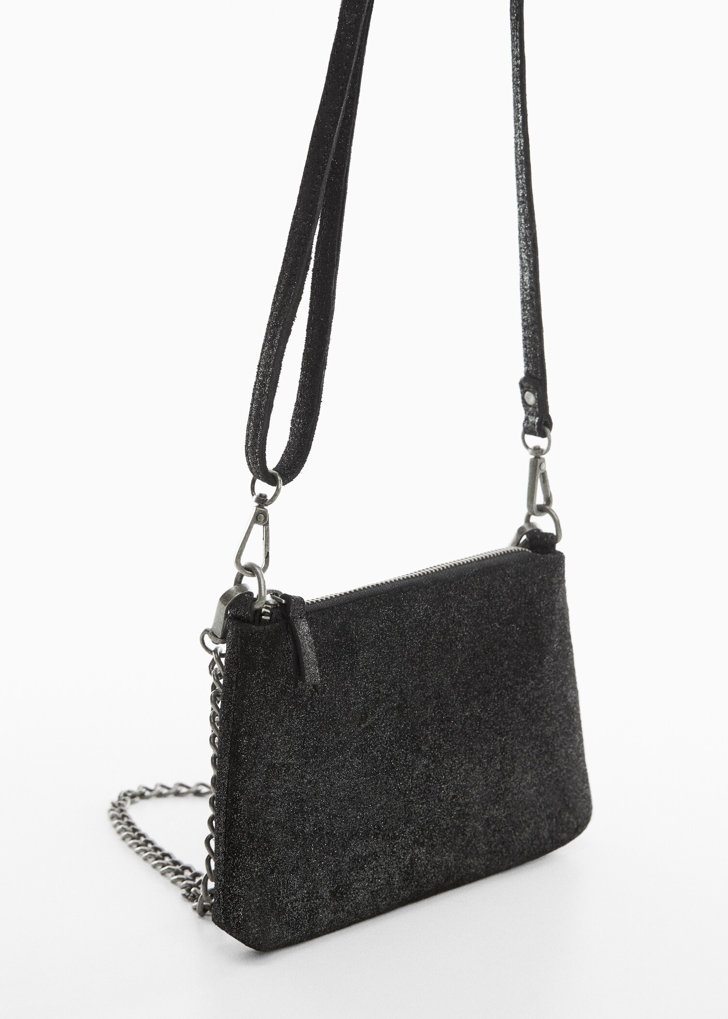 Leather Shoulder Bag Teen MANGO USA longchamp-le-pliage-original-tote-size-comparison-small-medium