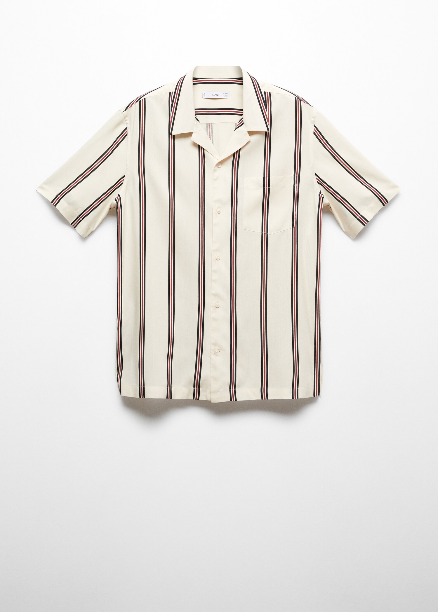 Striped bowling fluid shirt - Article without model
