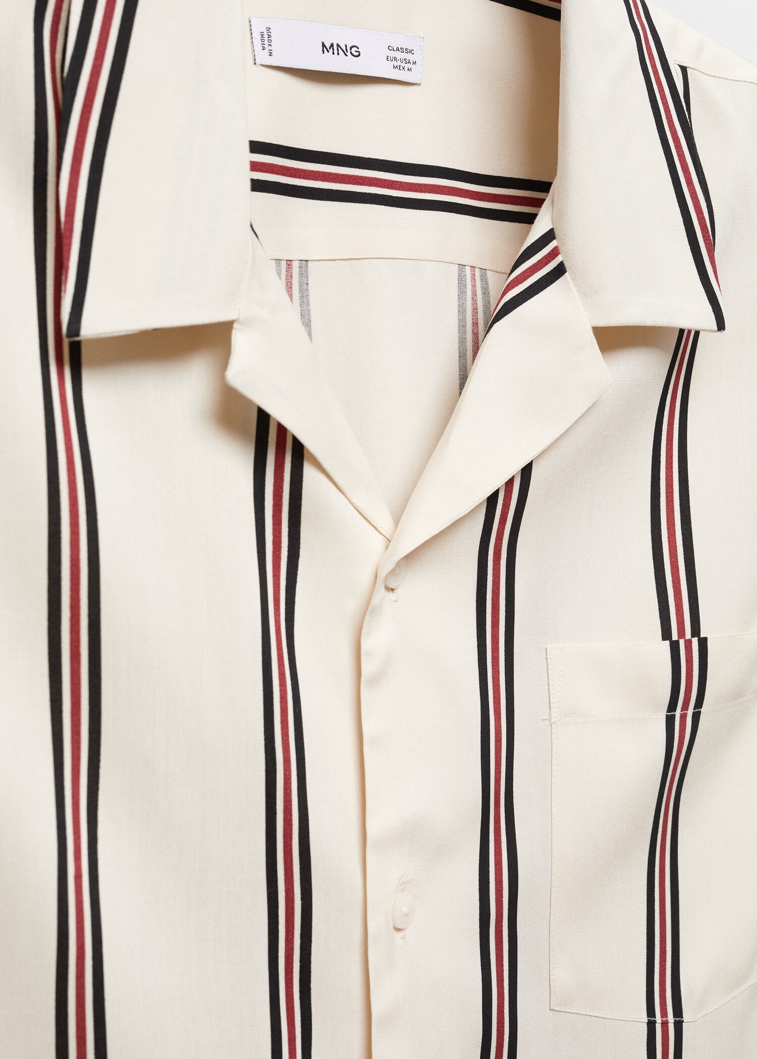 Striped bowling fluid shirt - Details of the article 8
