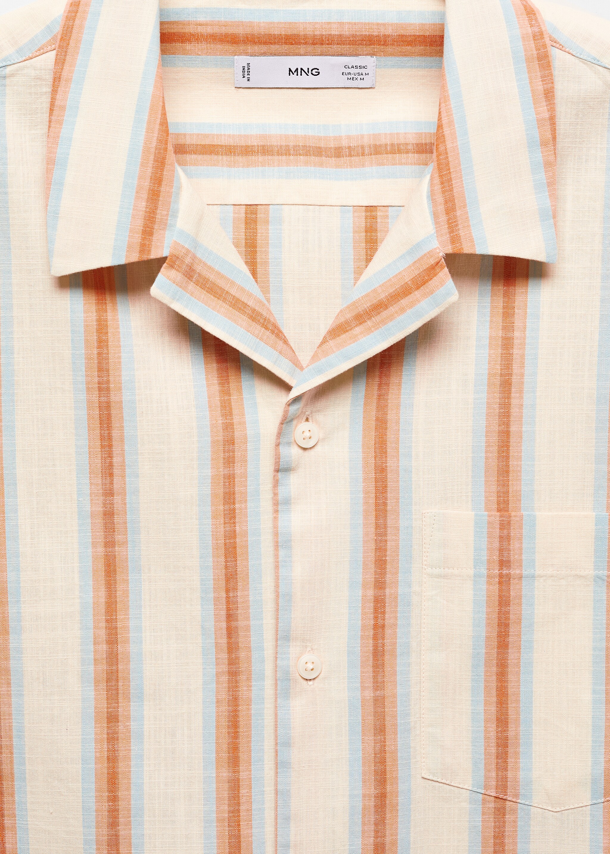 Regular fit striped print shirt - Details of the article 8