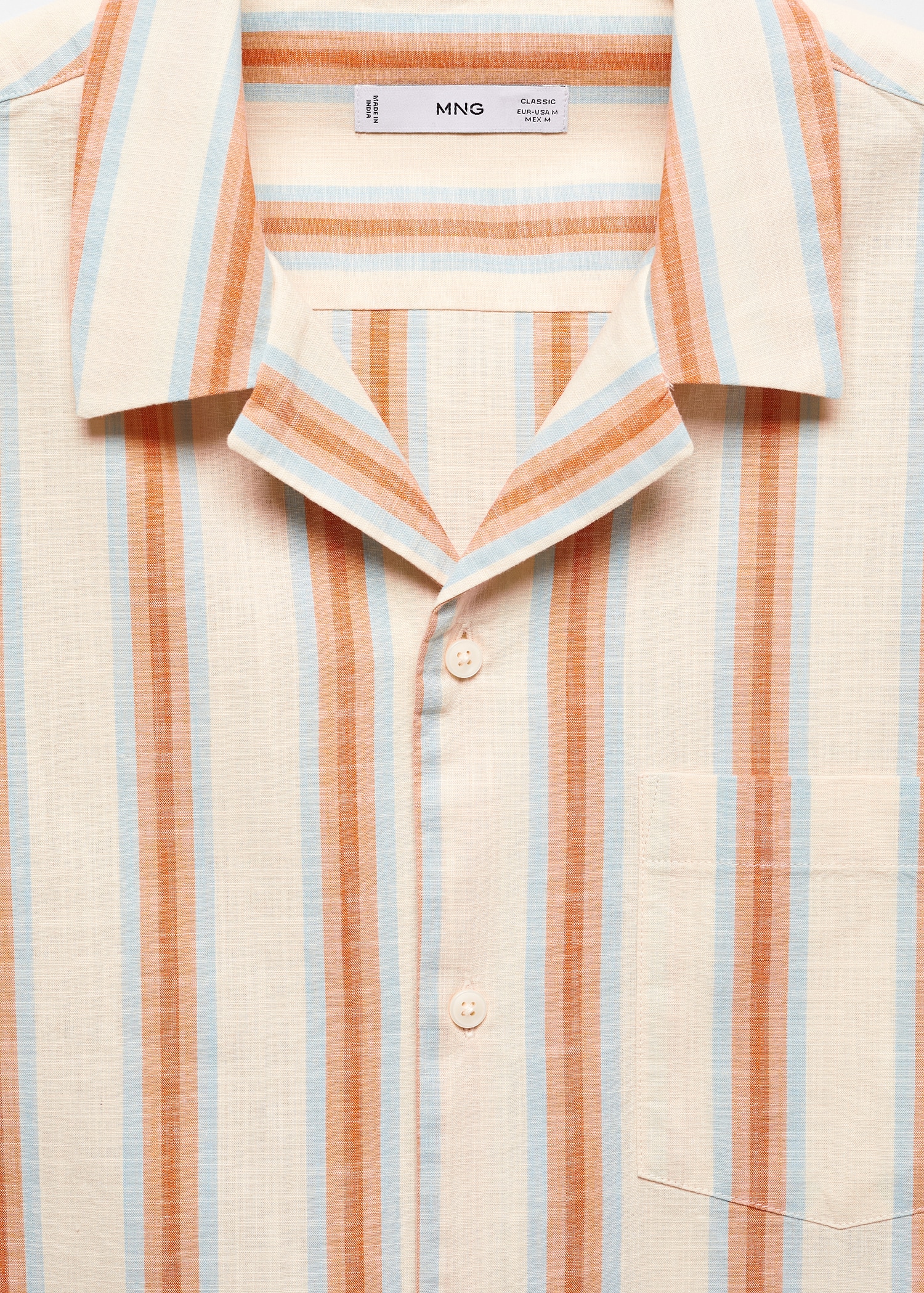 Regular fit striped print shirt - Details of the article 8