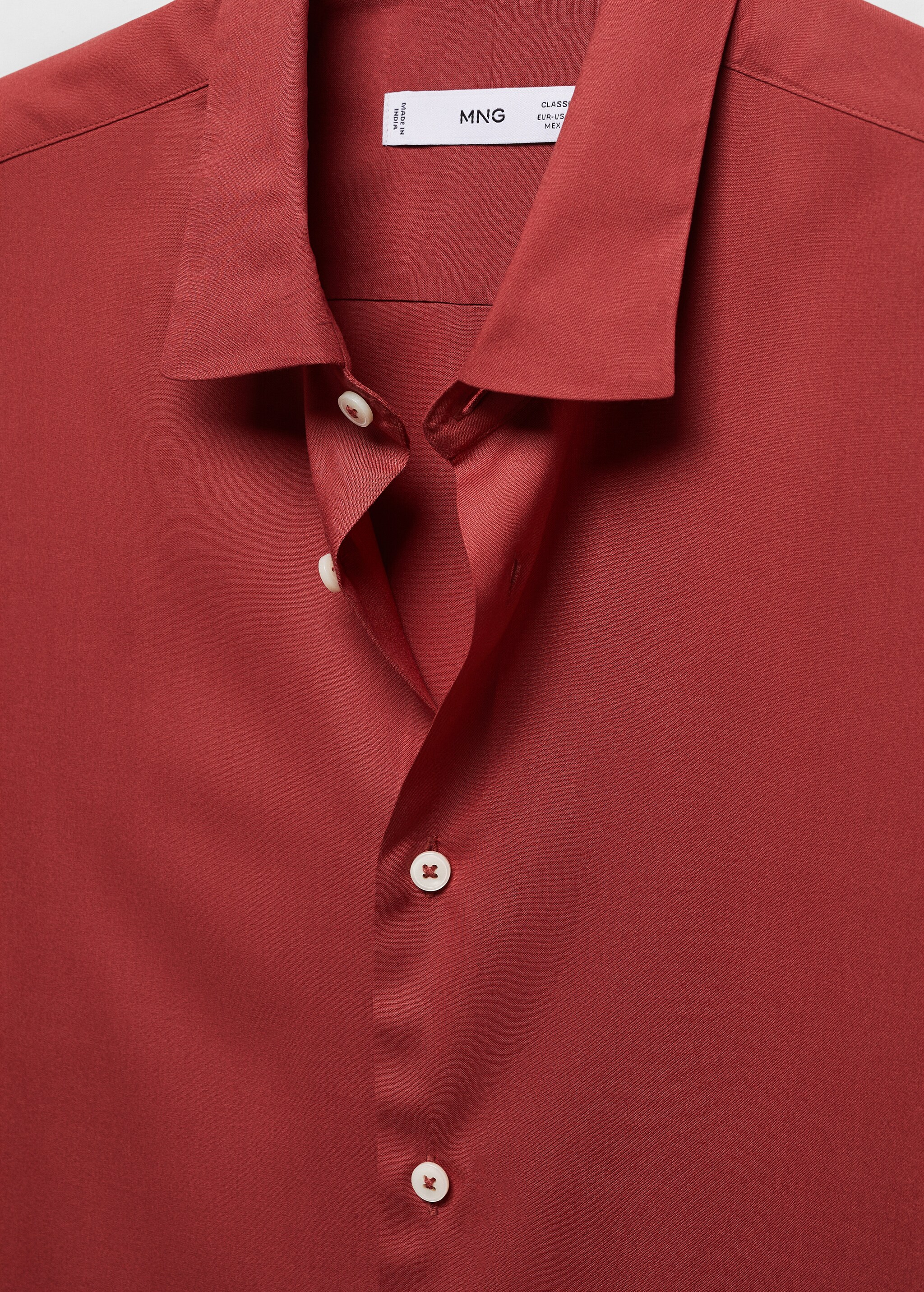 Classic-fit short sleeved shirt - Details of the article 8