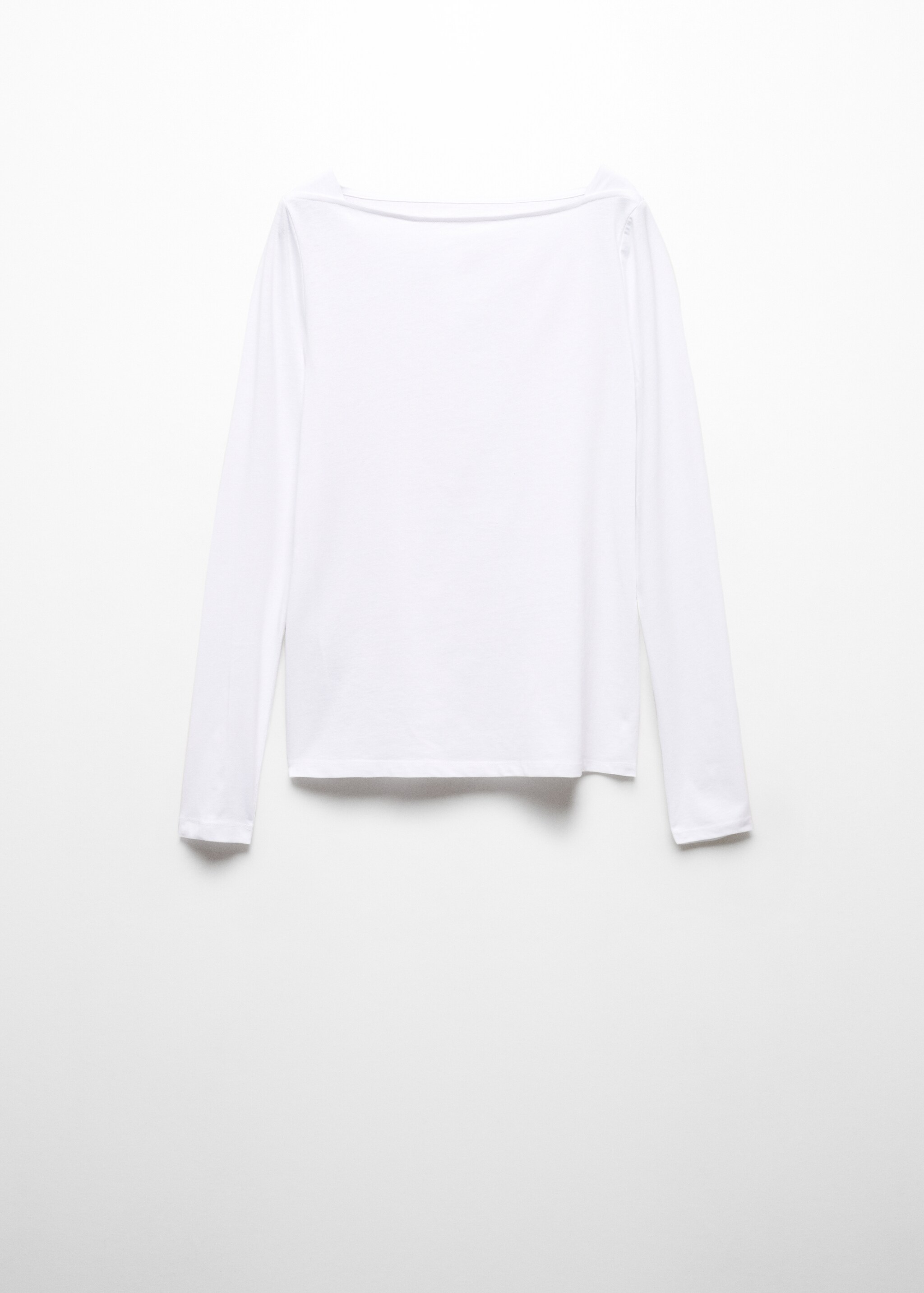 Camiseta cuello barco algodón - Artículo sin modelo