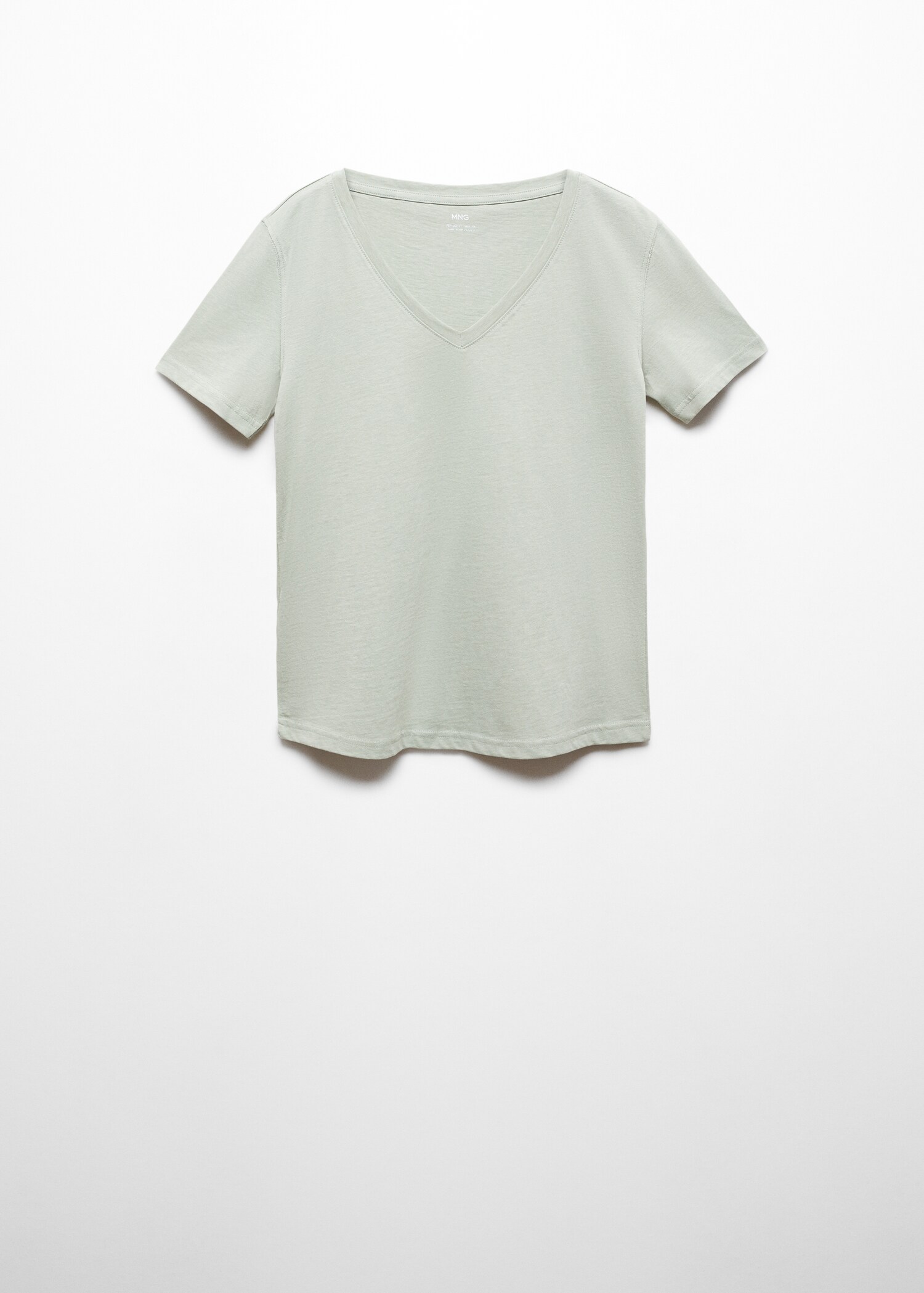 100% cotton V-neck t-shirt - Article without model