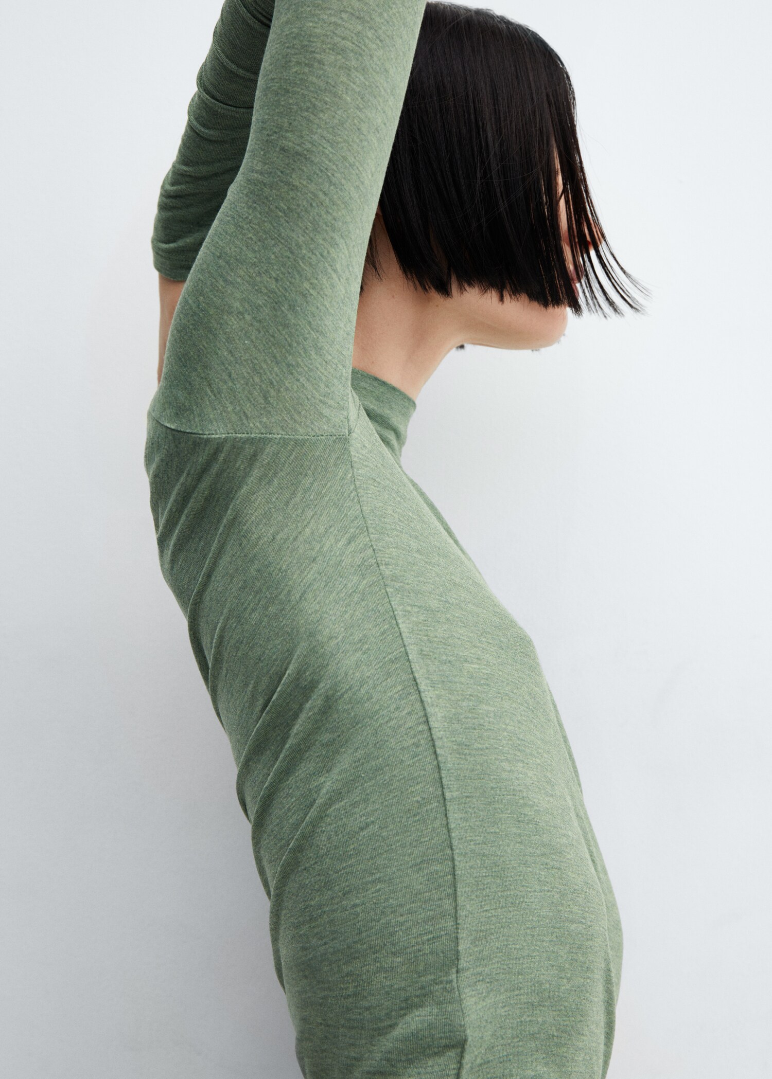 Turtleneck long-sleeved t-shirt - Details of the article 1