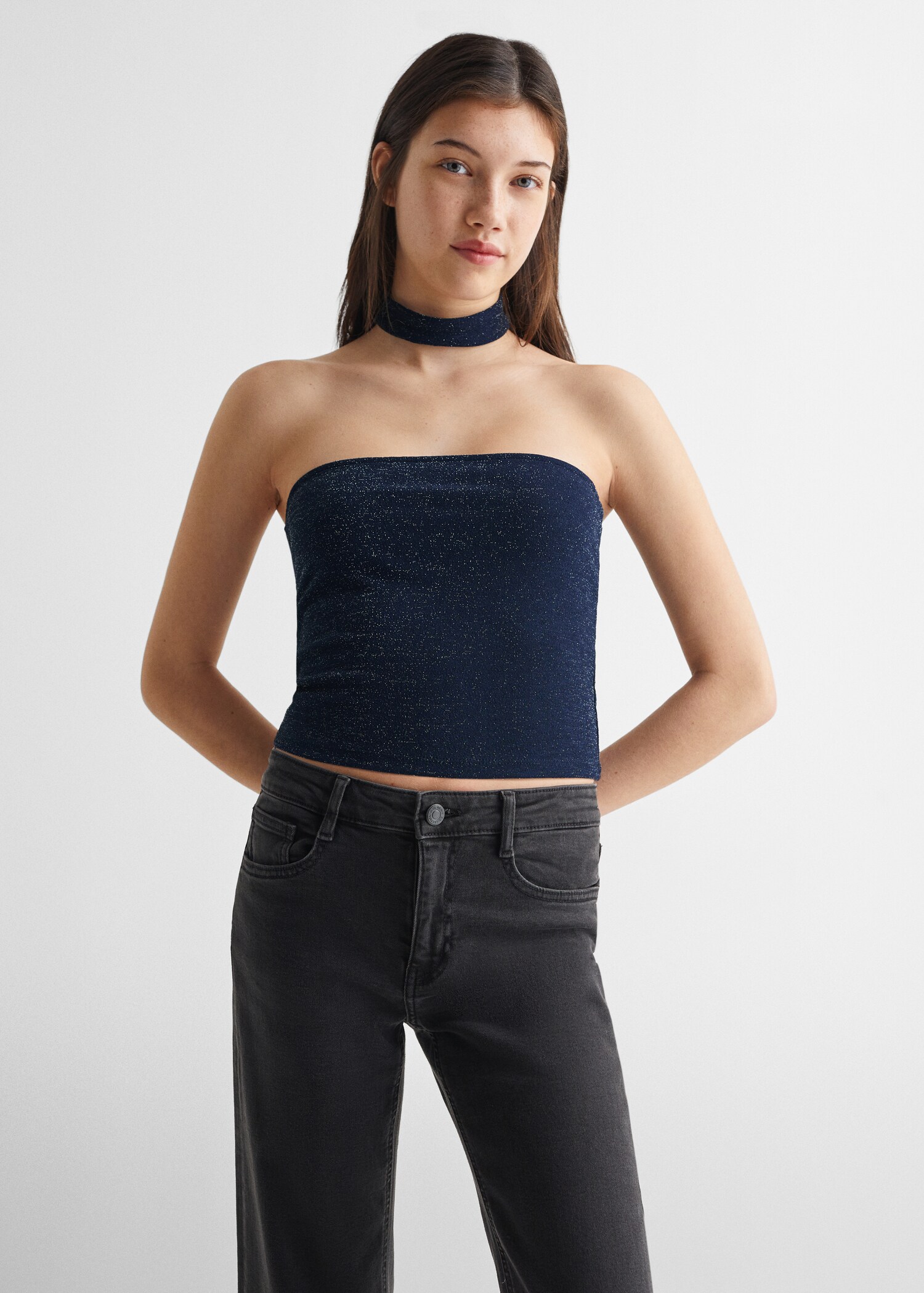 Glossed-effect top - Medium plane
