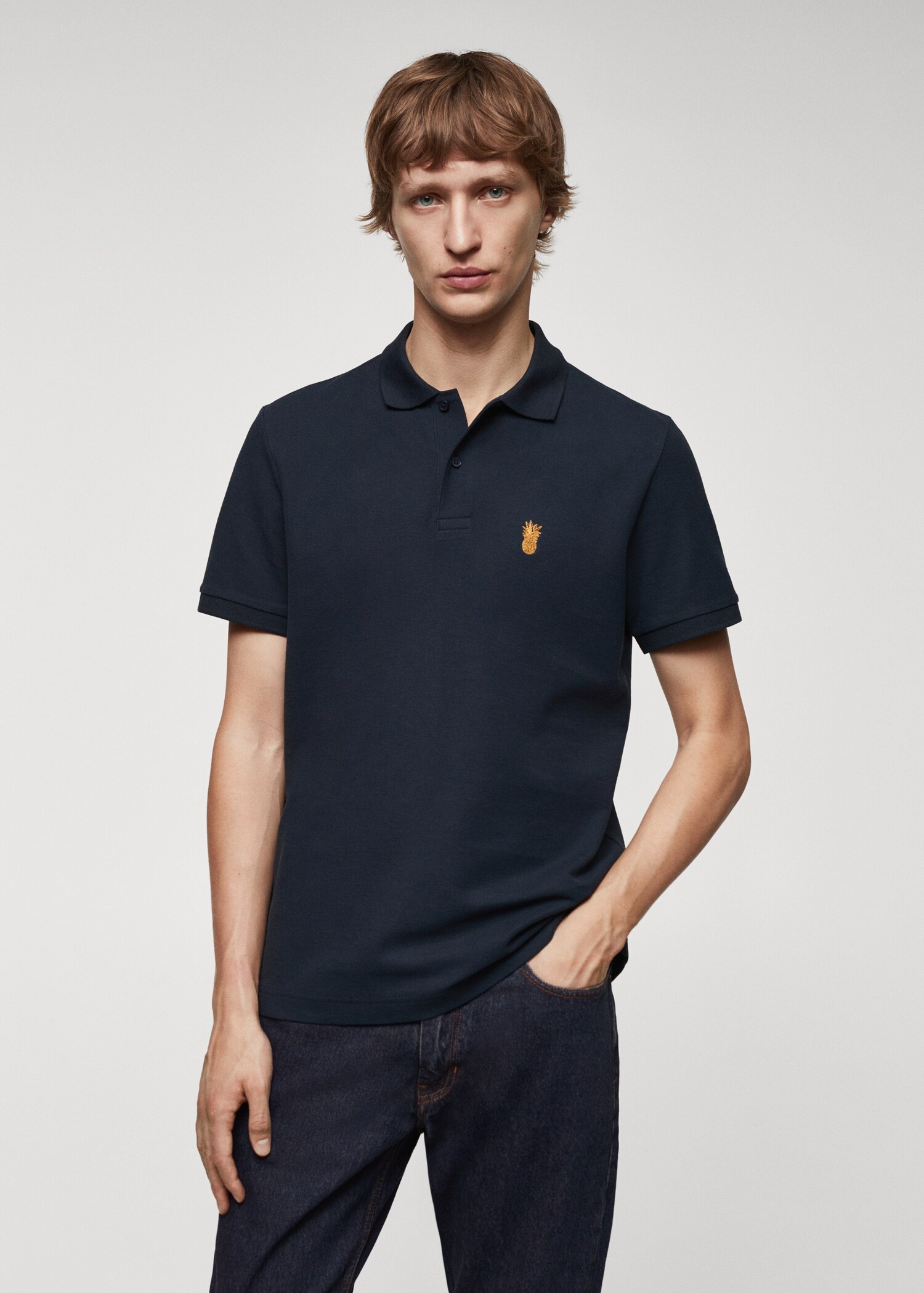 Polo 100% algodón pique - Plano medio
