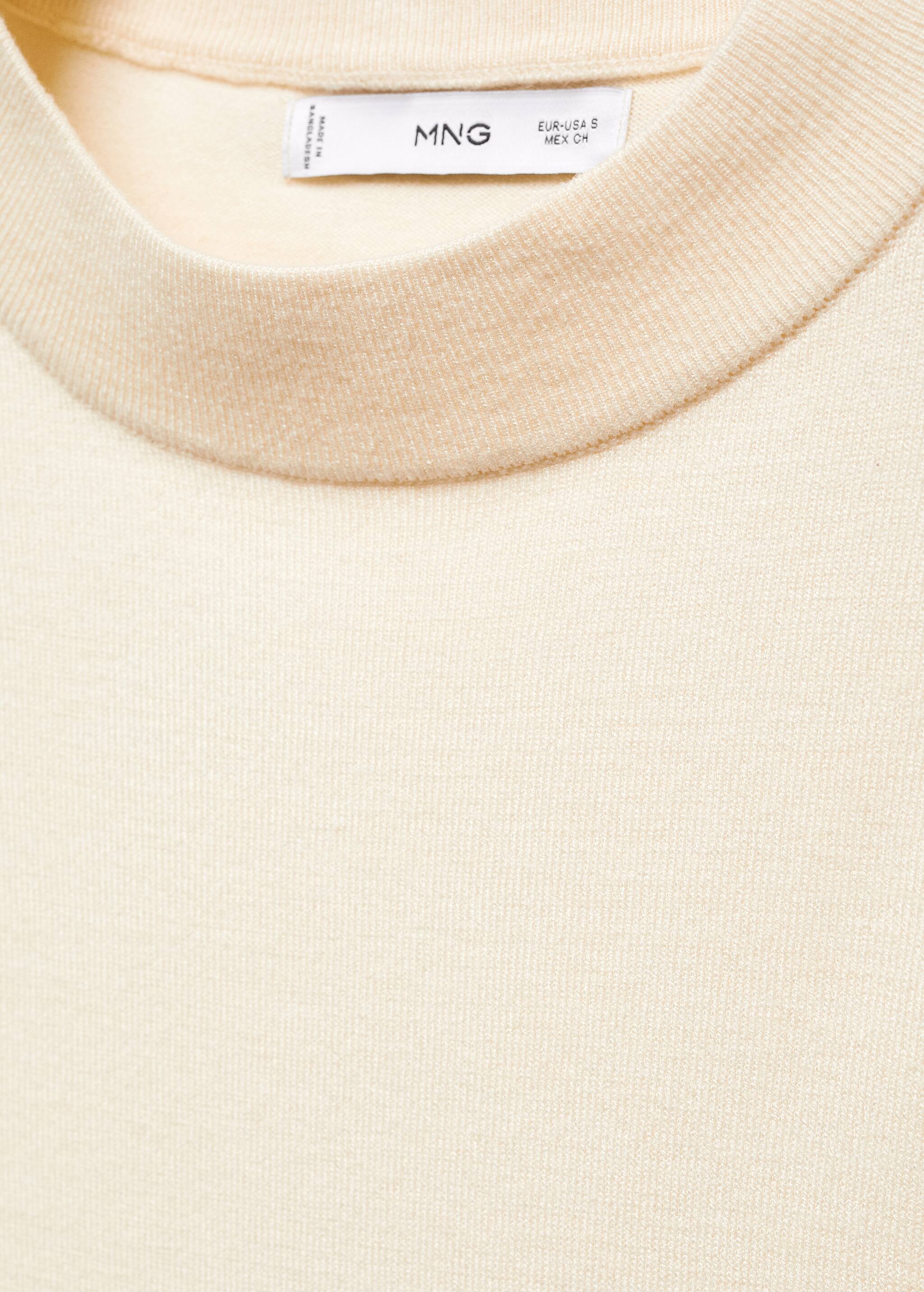 Round-neck knitted sweater  - Details of the article 8