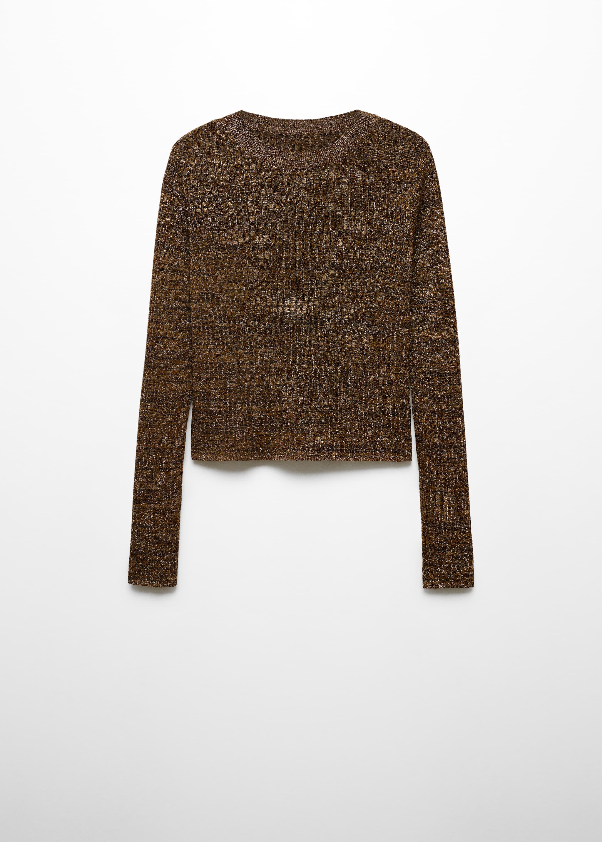 Crewneck lurex sweater - Article without model