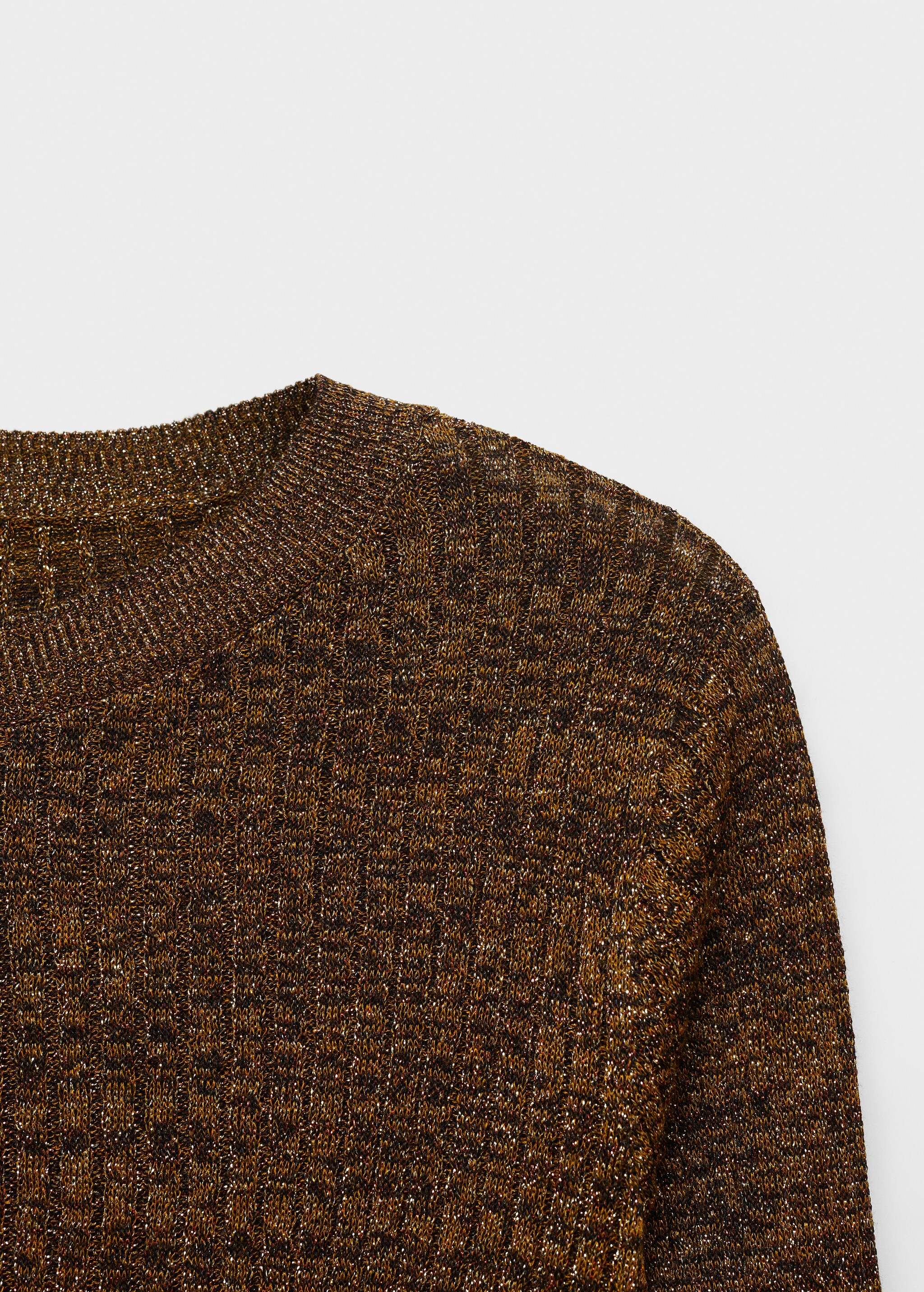 Crewneck lurex sweater - Details of the article 8