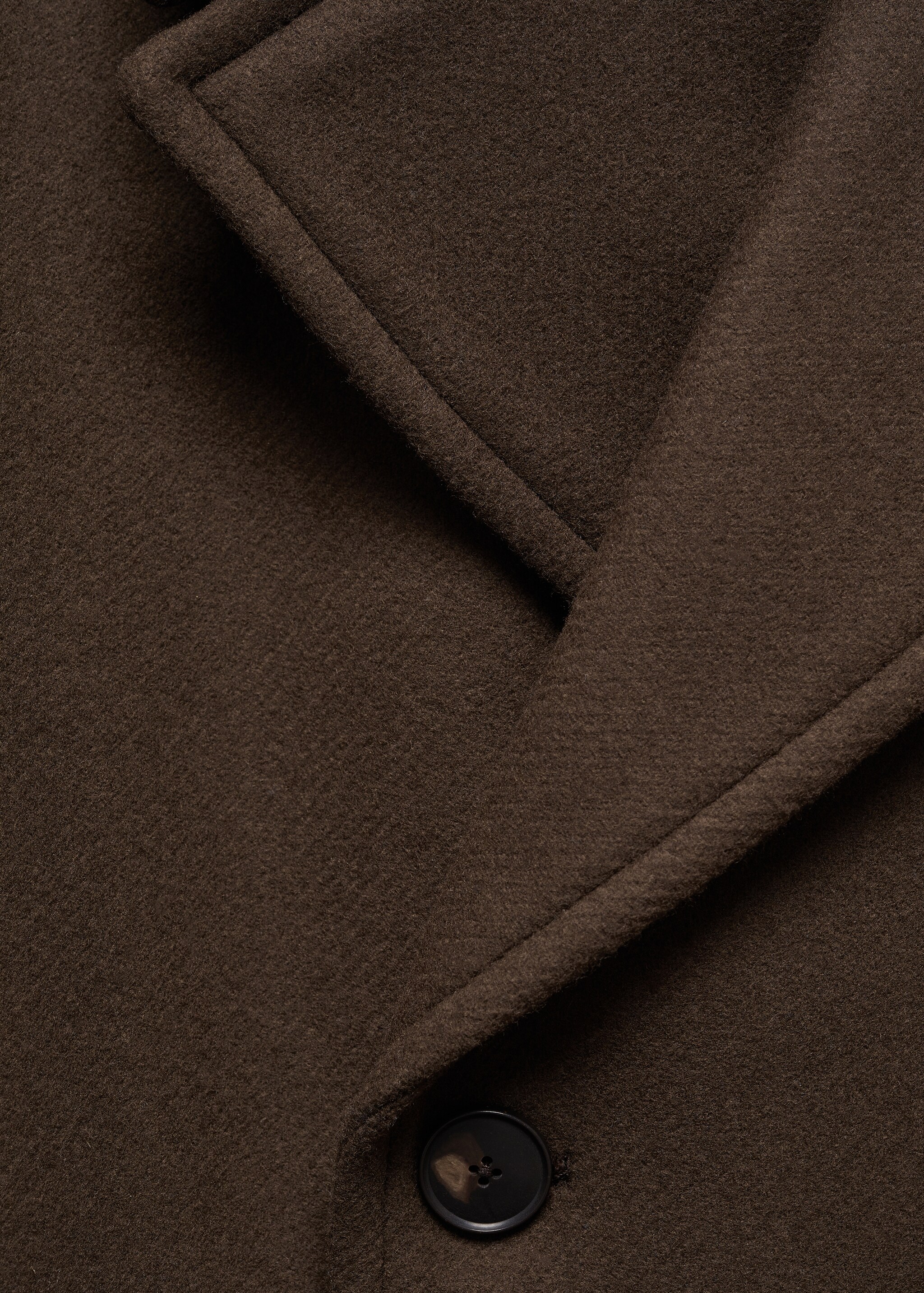 Двубортное пальто из шерсти с пуговицами - Деталь изделия 8