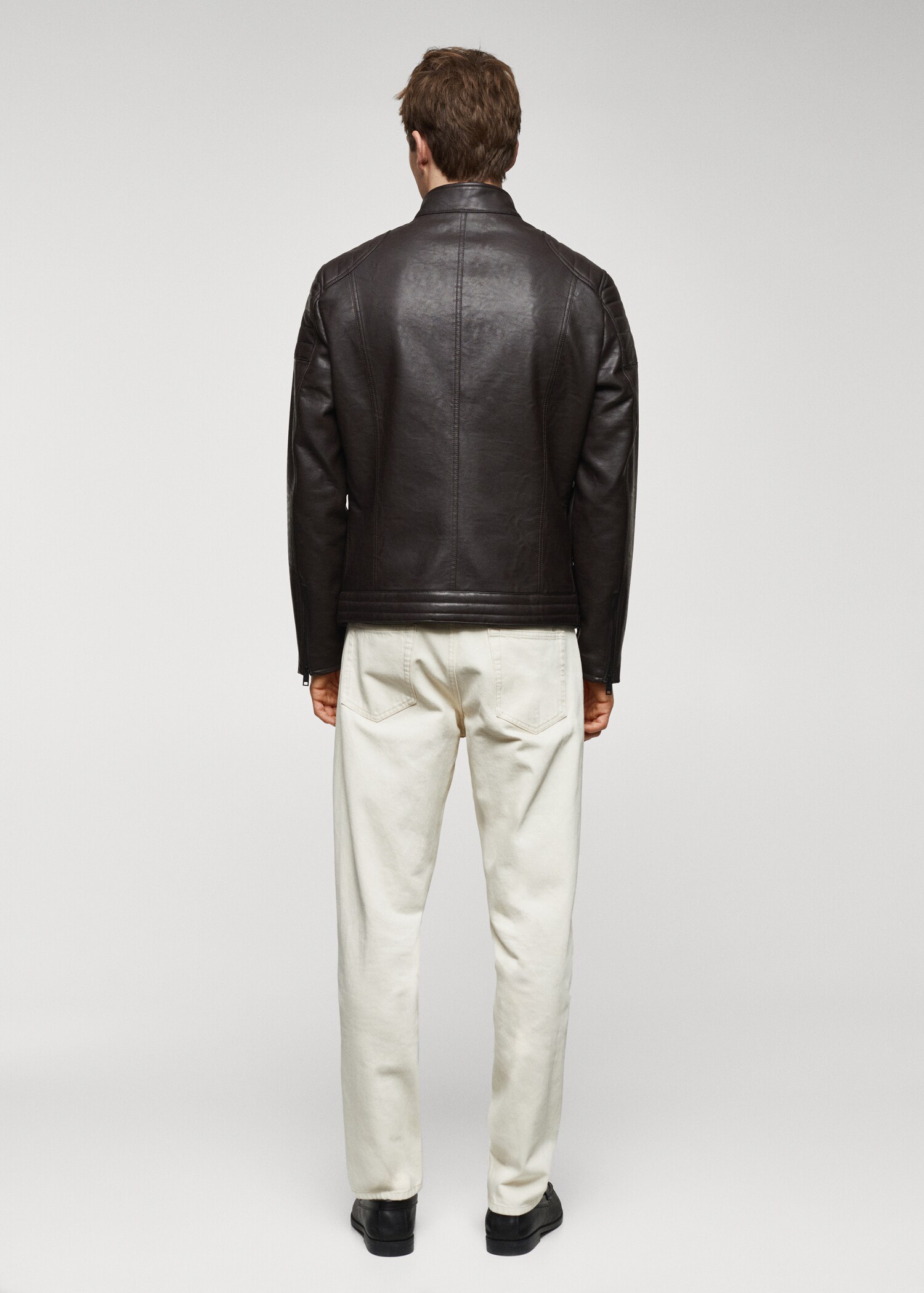 Blouson en simili-cuir nappa - Verso de l’article