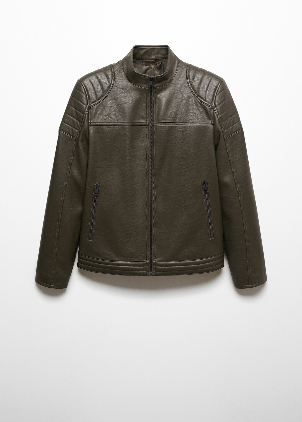 Blouson en similicuir nappa