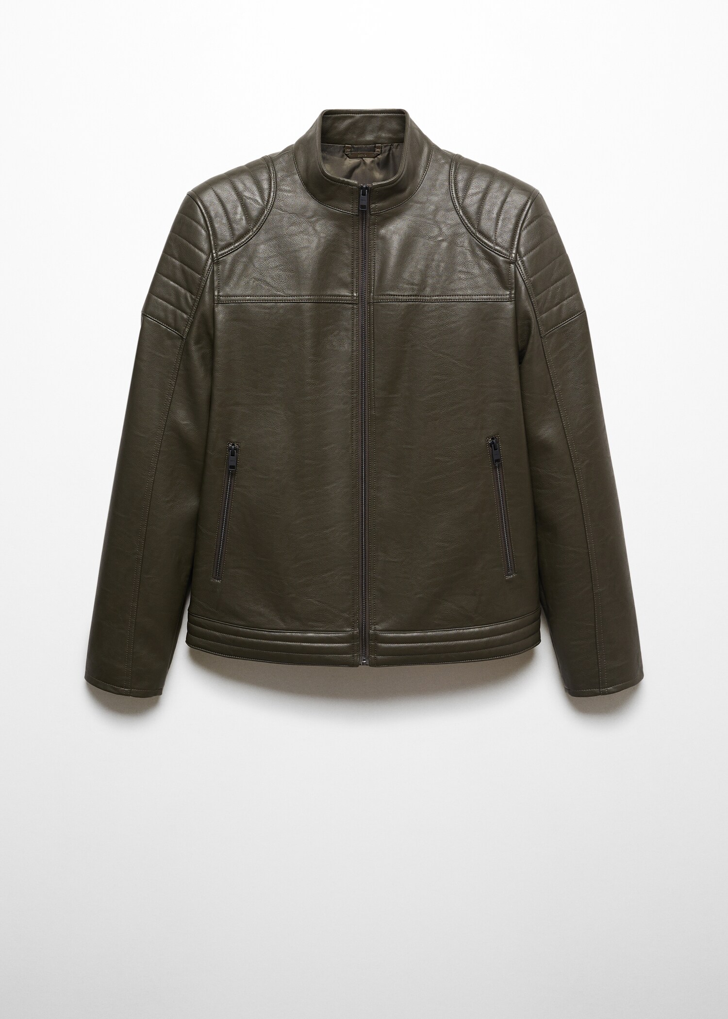 Nappa leather-effect jacket - Article without model