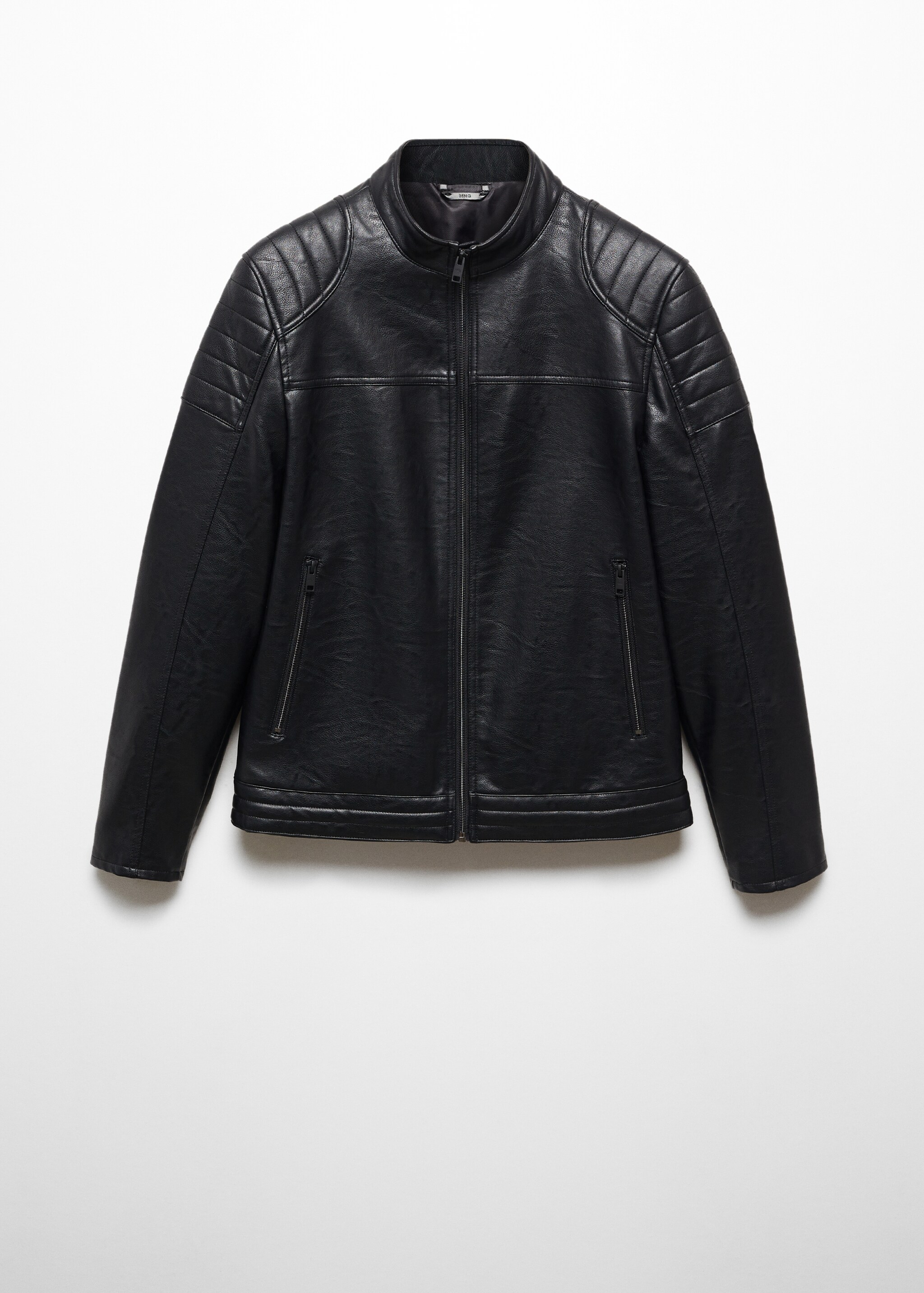 Nappa leather-effect jacket - Article without model