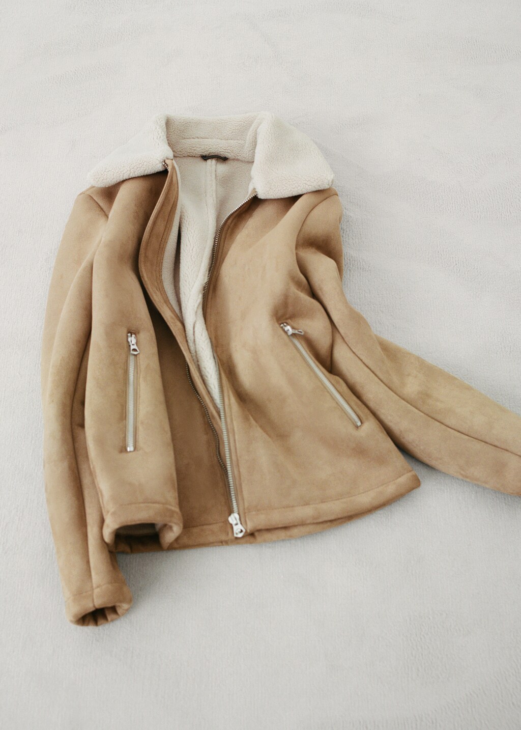 【PORTERNA】Liam fleece shearling jacket Meta Shearling Jacket – La Garçonne