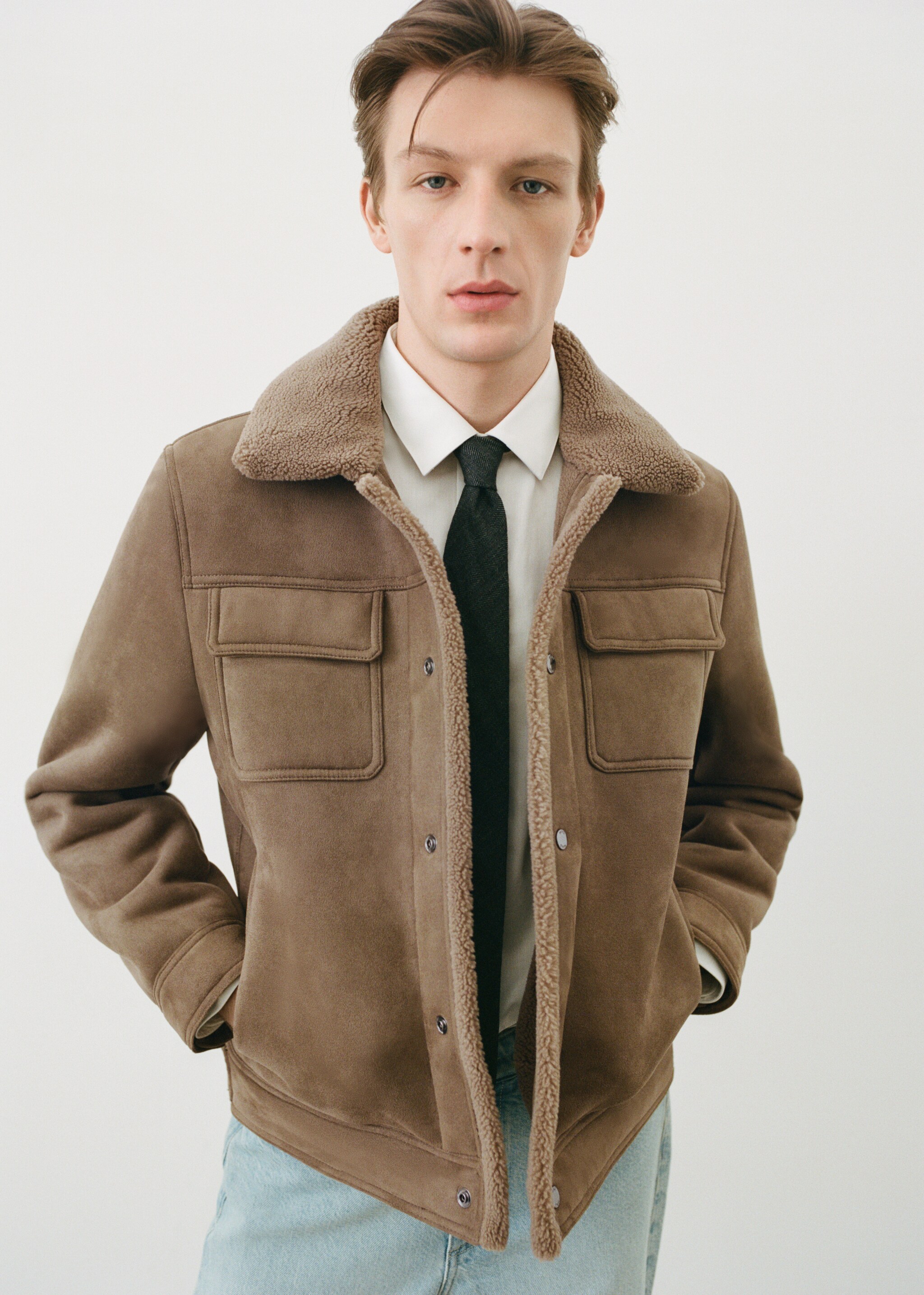 Shearling-lined jacket - Details of the article 5