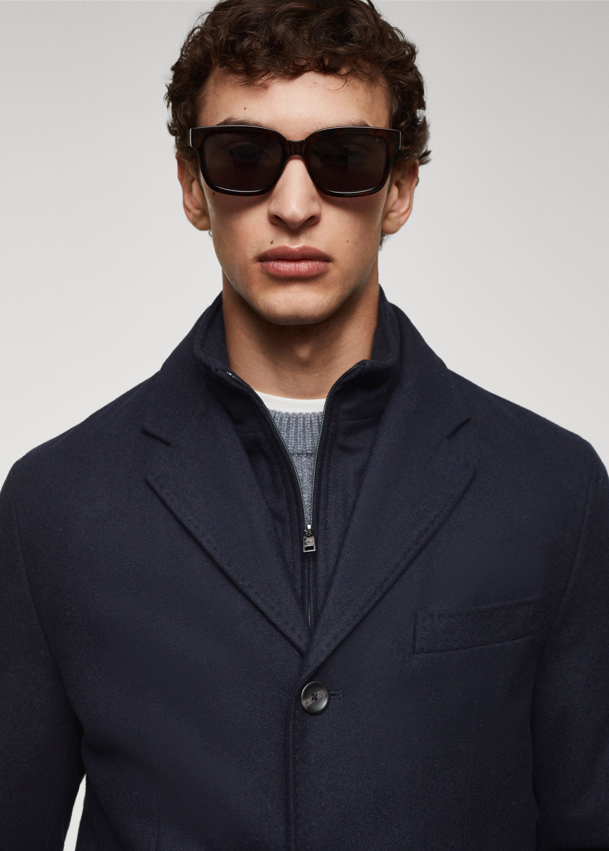 Quilted wool jacket - Details of the article 1
