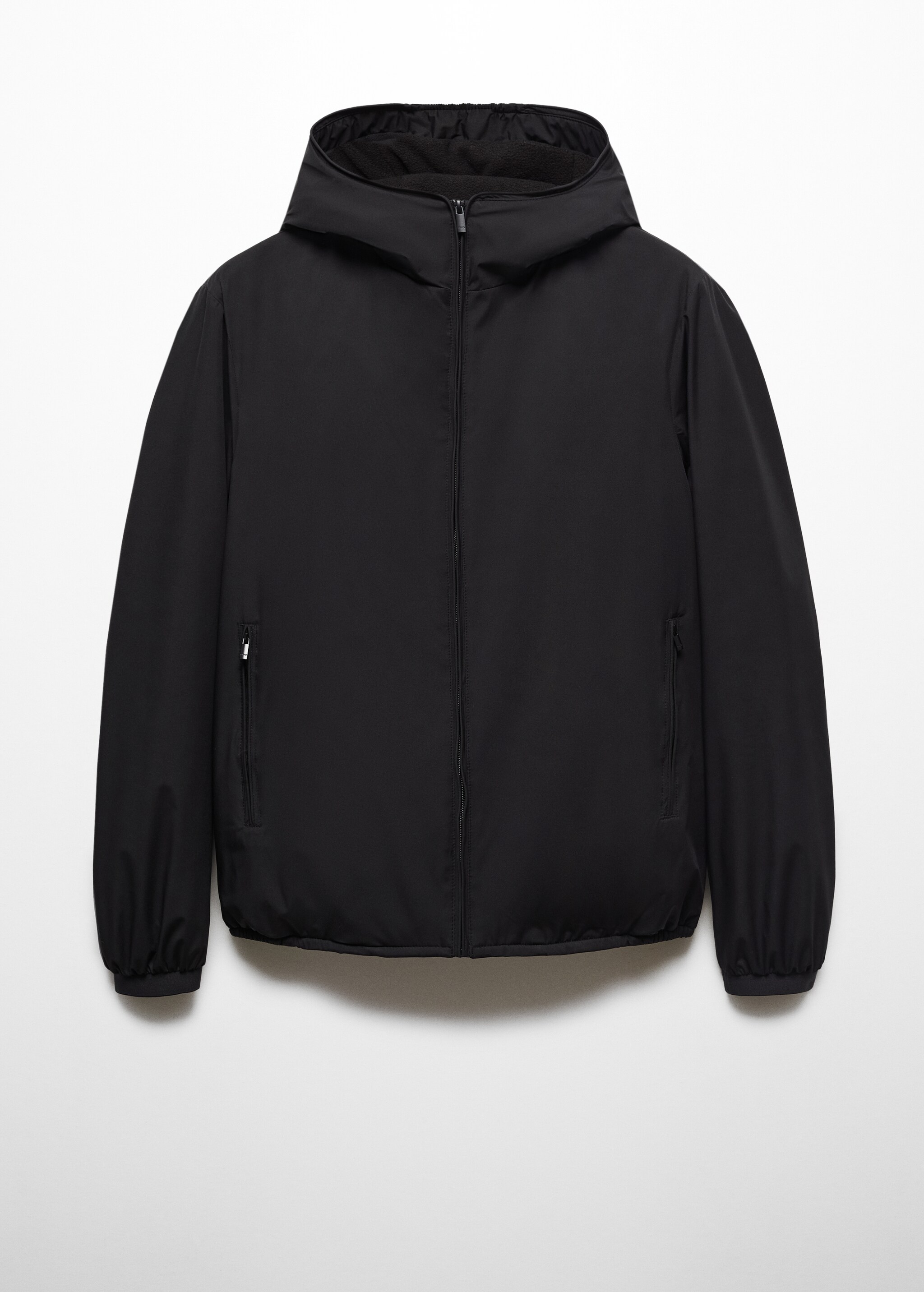 Water-repellent hooded quilted jacket - Article without model
