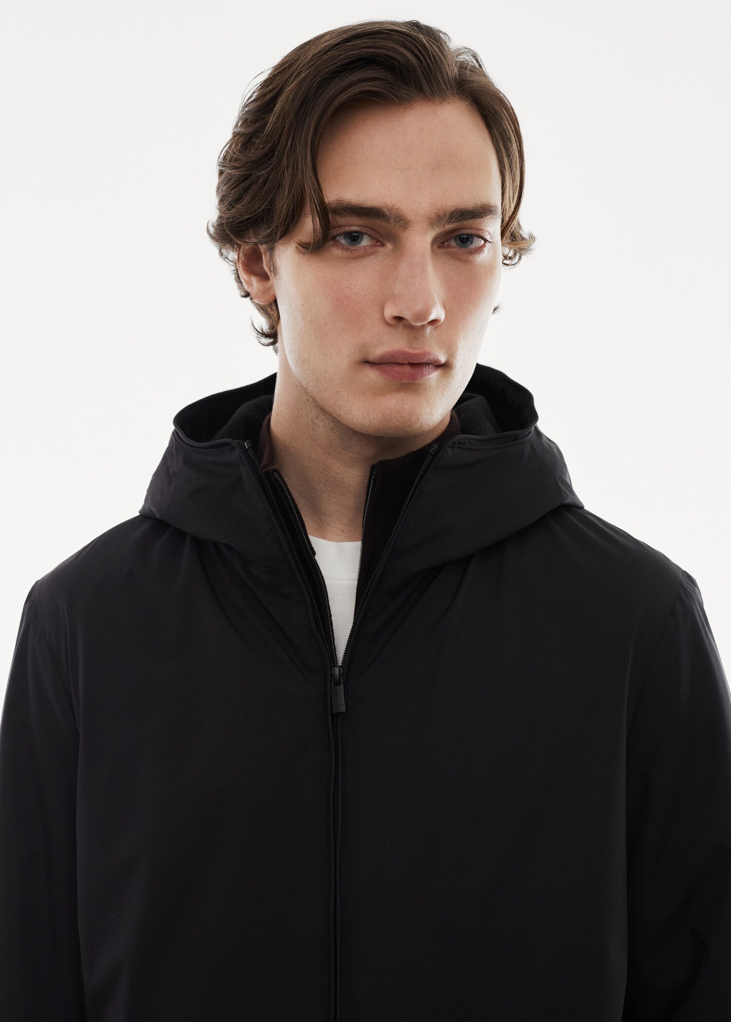 Wasserabweisende Steppjacke mit Kapuze - Detail des Artikels 1