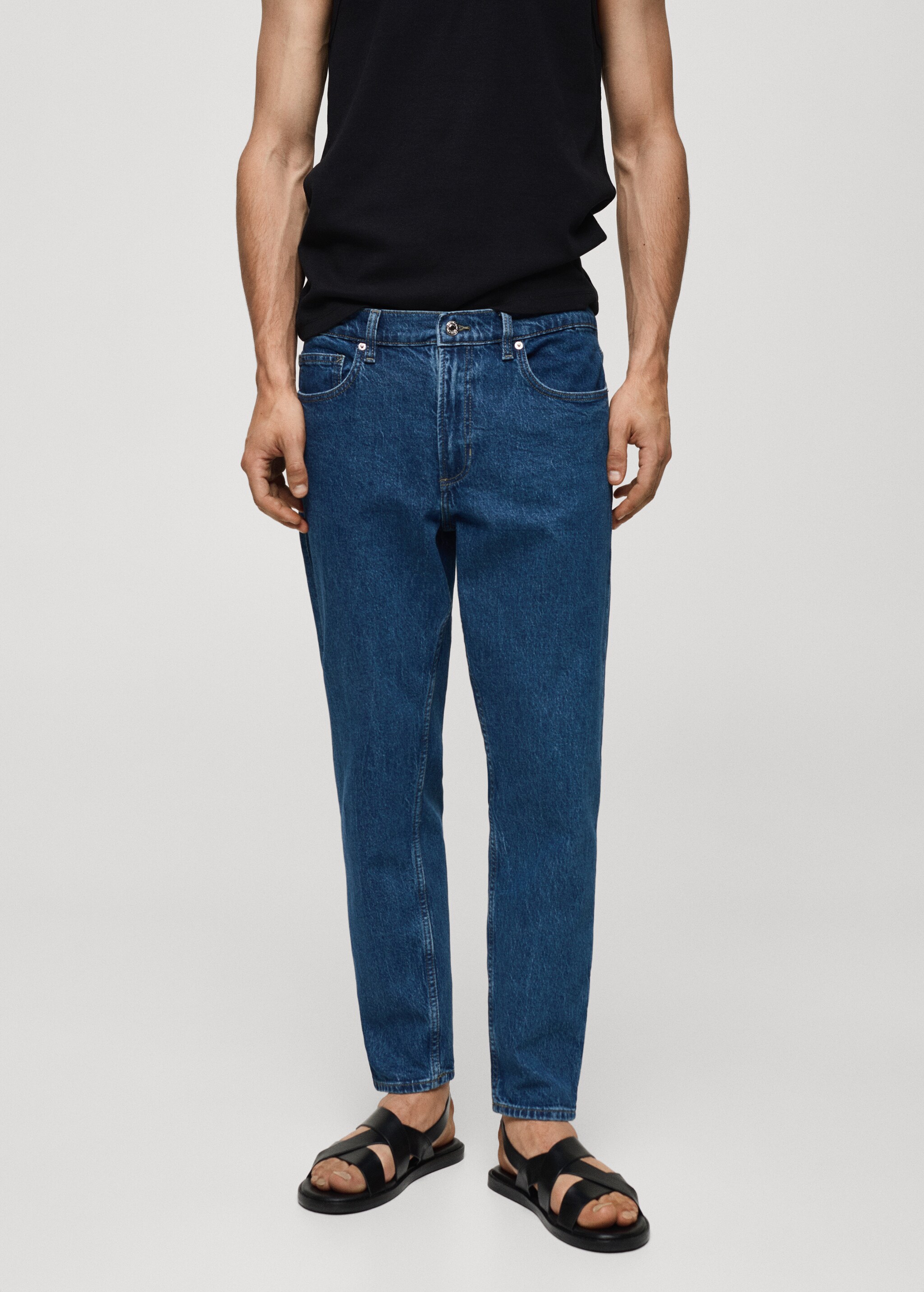 Jeans Ben tappered fit - Plano medio