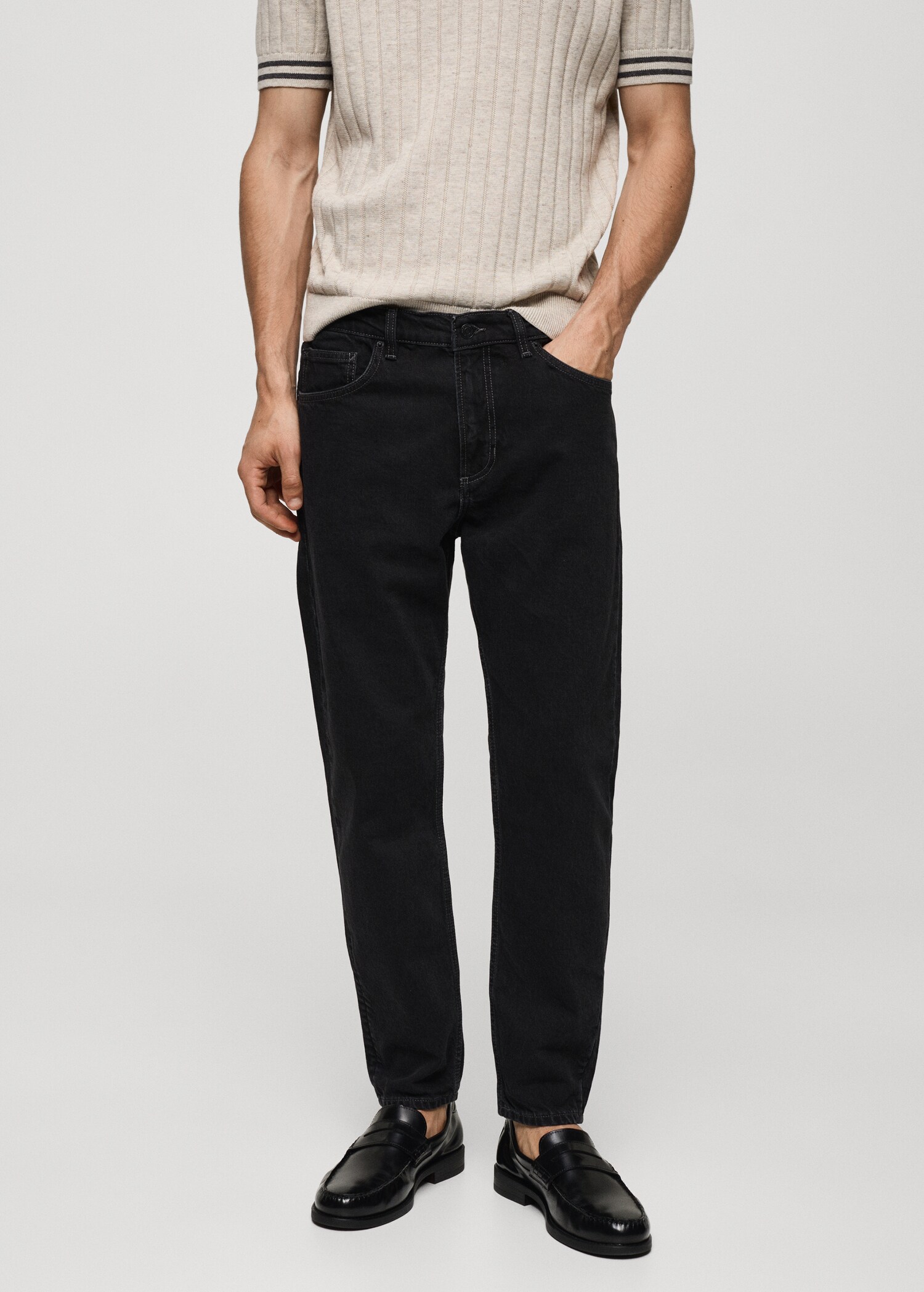 Ben tapered fit jeans - Medium plane