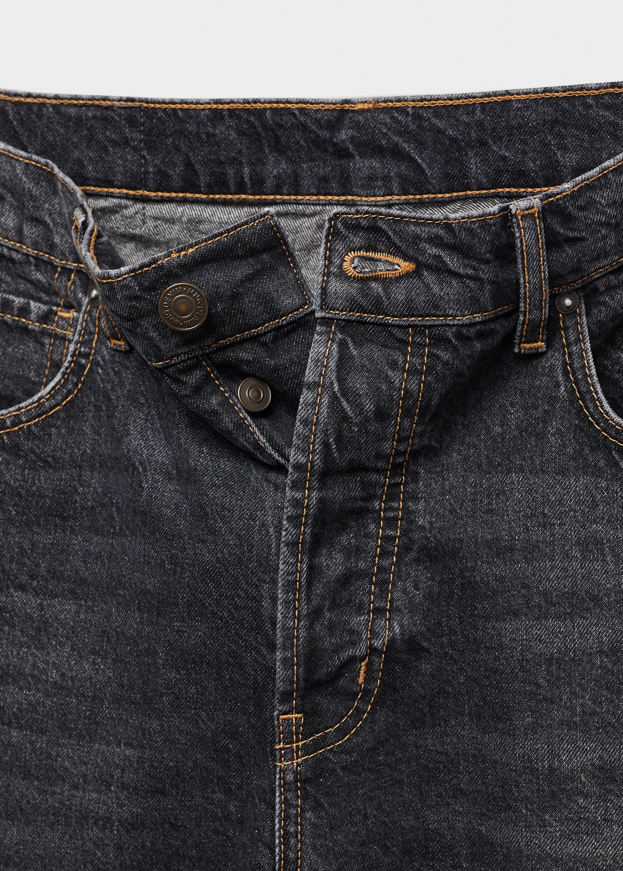 Relaxed-fit dark wash jeans - Details of the article 8