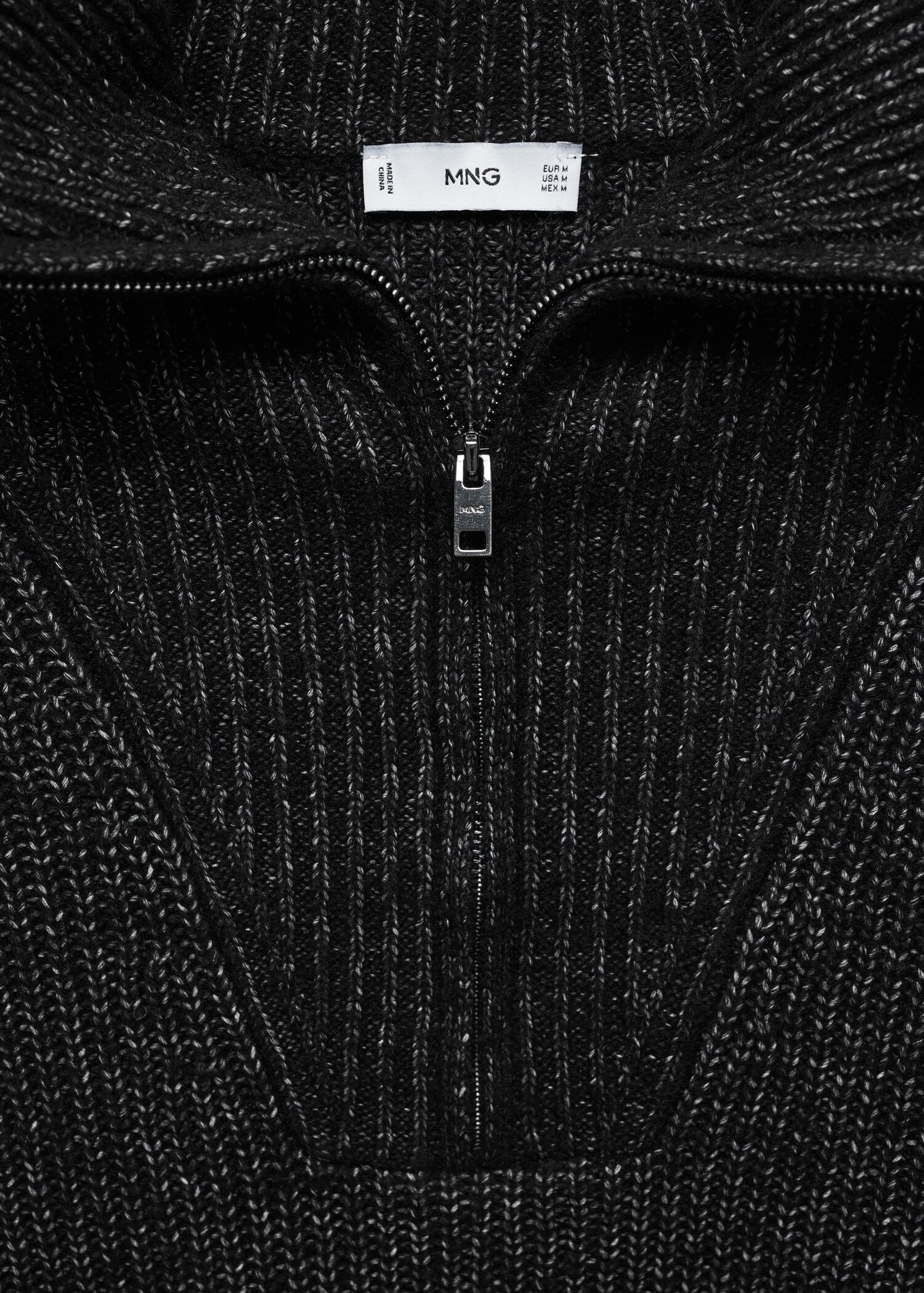Jersey lana cuello perkins cremallera - Detalle del artículo 8