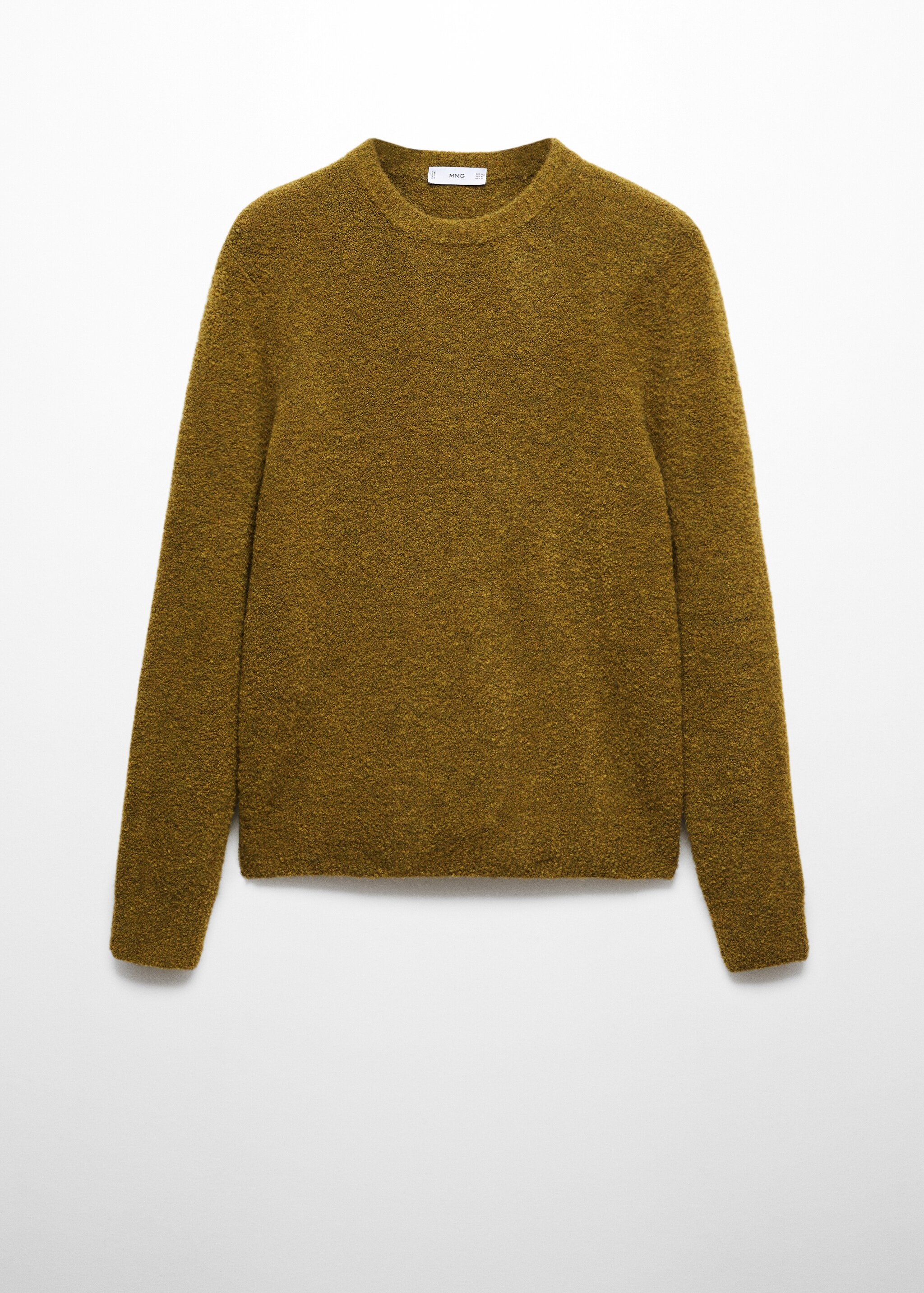 Bouclé knit sweater - Article without model