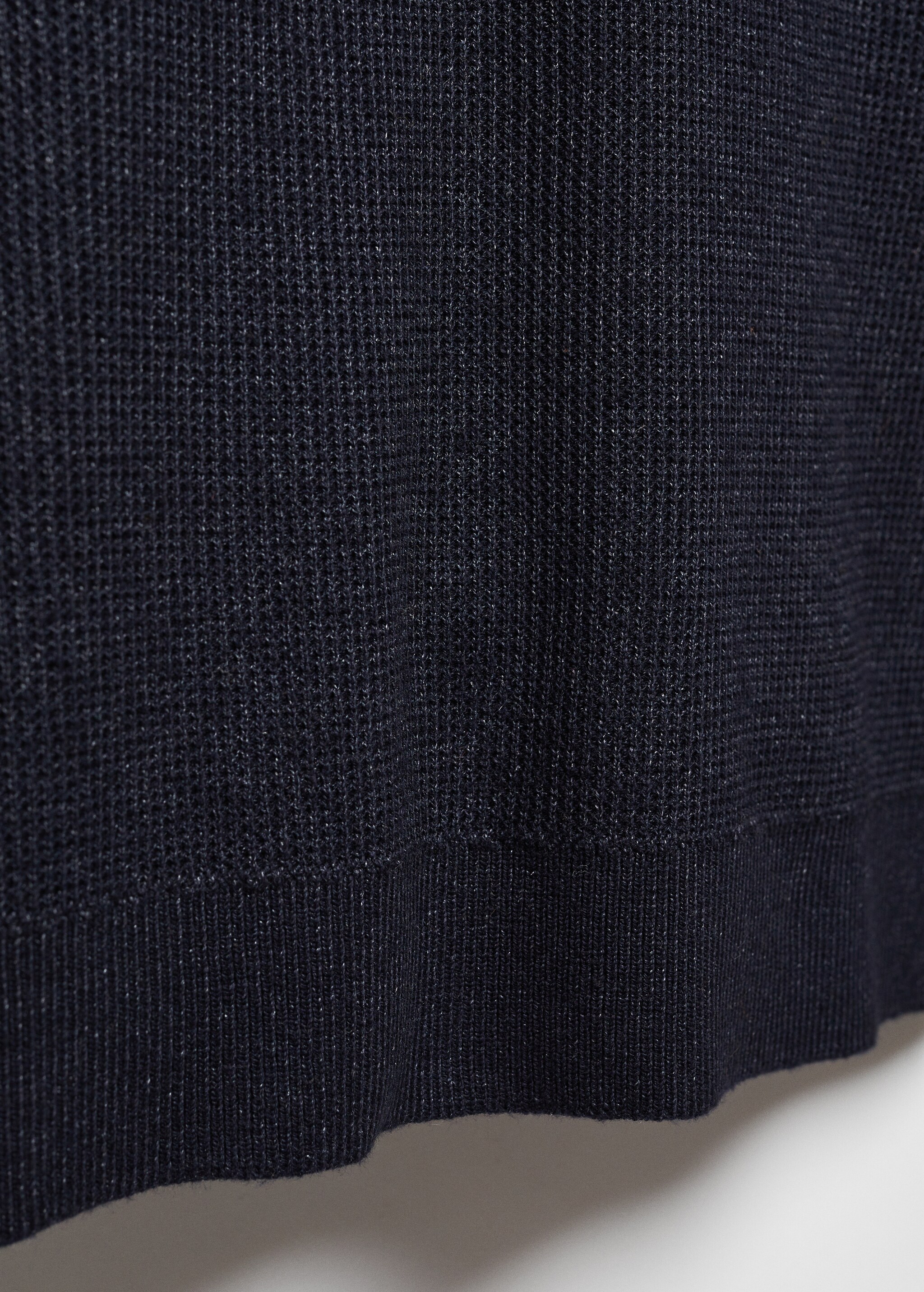 Structured cotton sweater - Details of the article 8