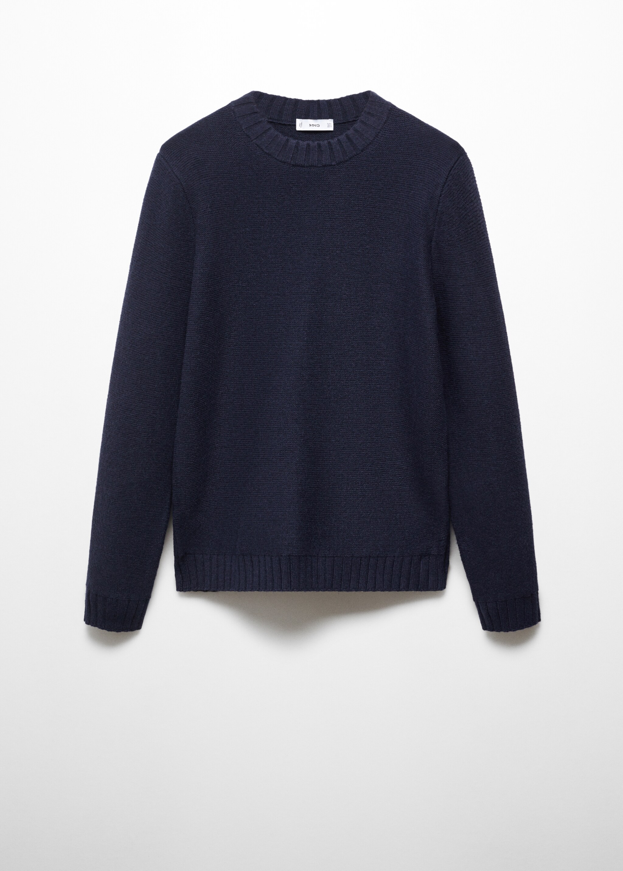 Sweter z prążkowanej dzianiny - Artykuł bez modela/modelki