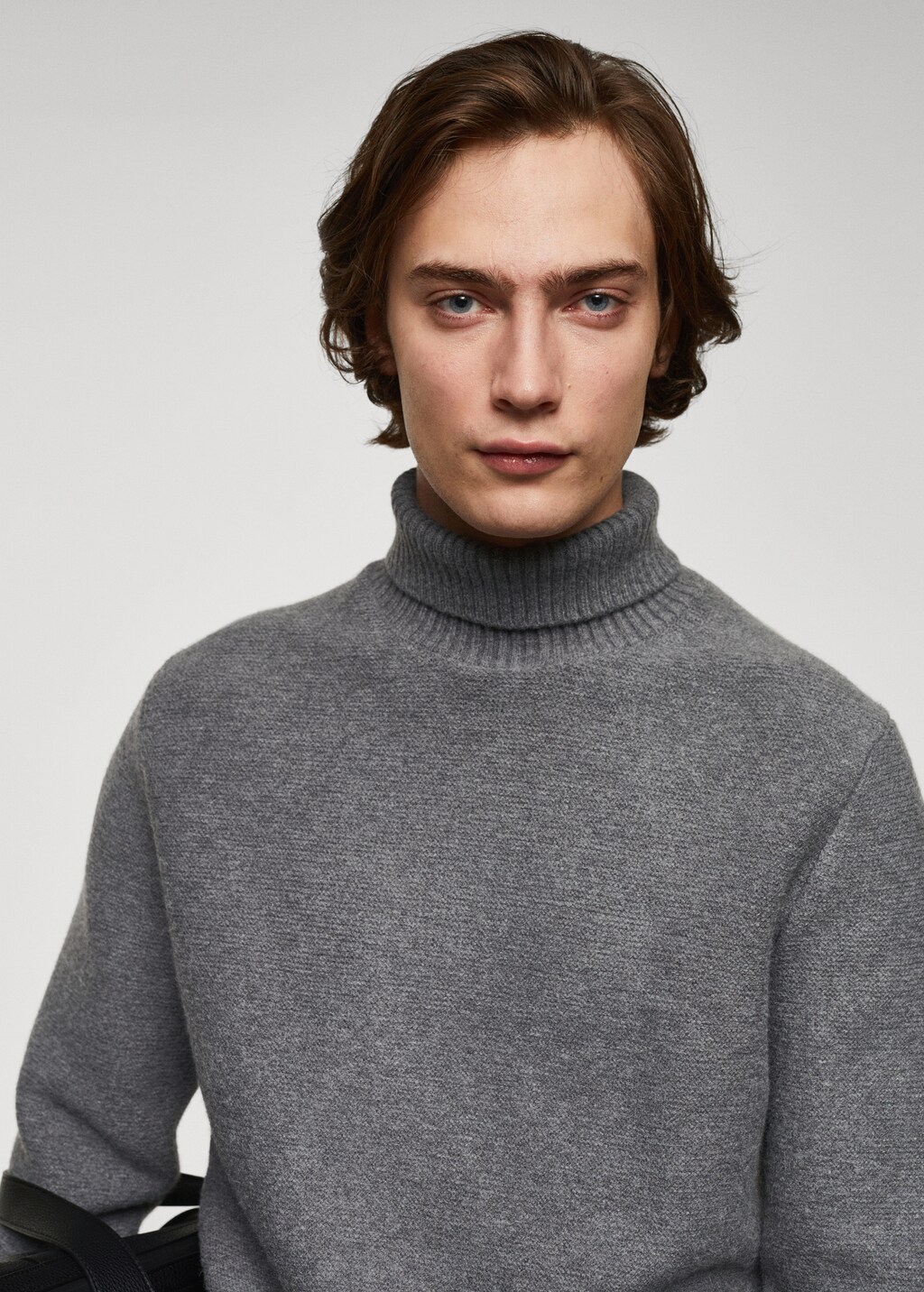 Pull over homme col montant best sale