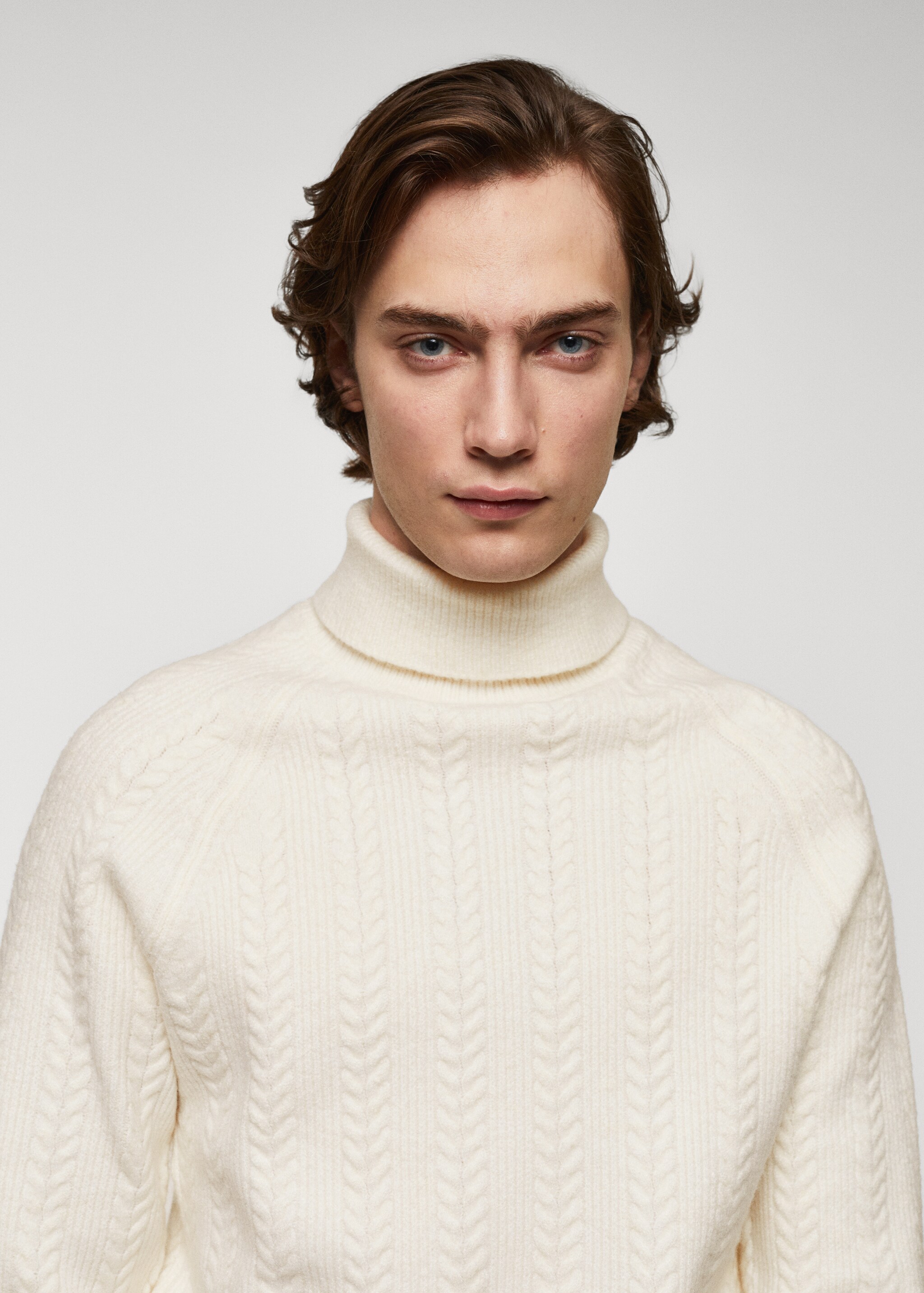 Twisted turtleneck sweater - Details of the article 1