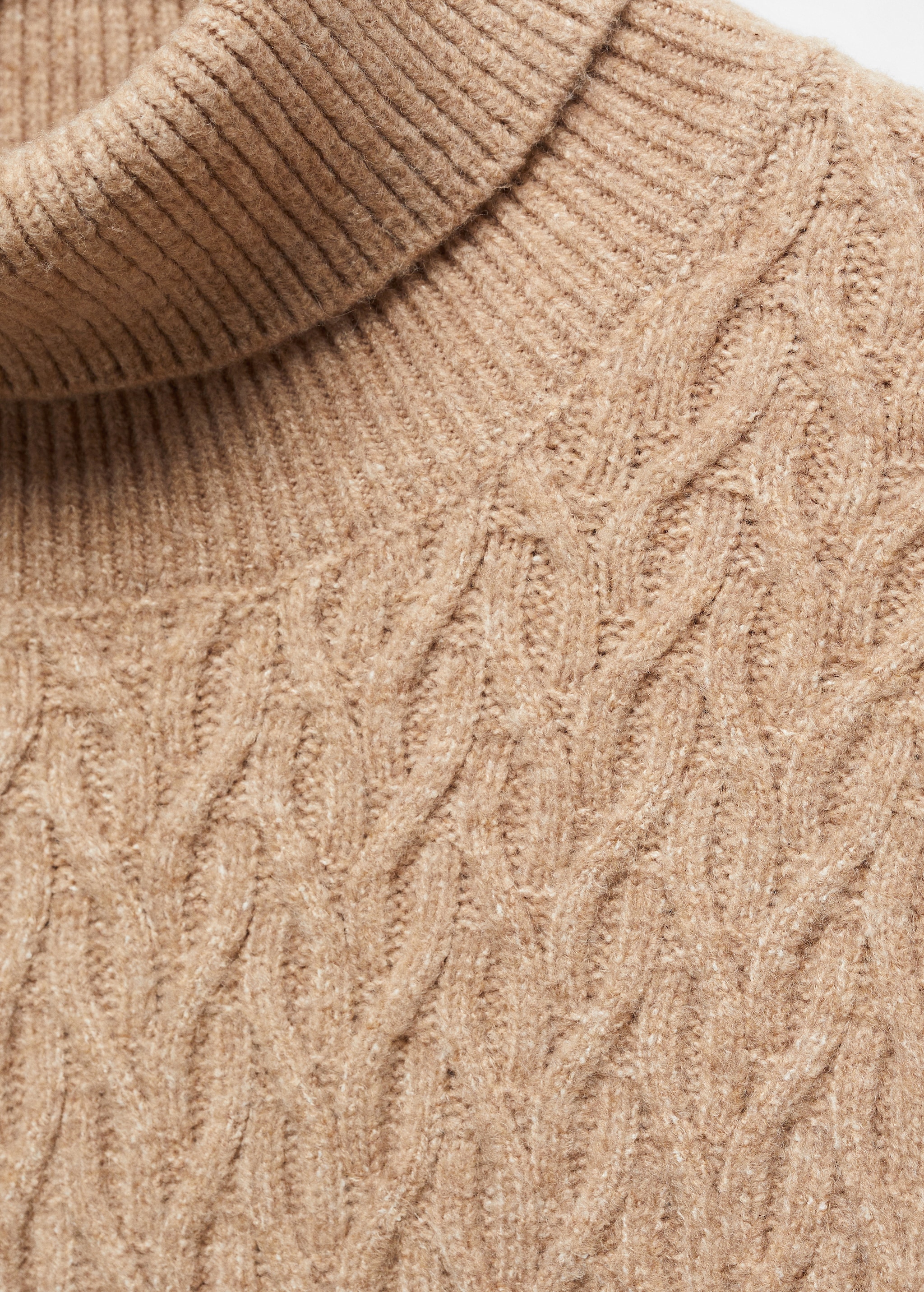 Braided turtleneck sweater - Details of the article 8