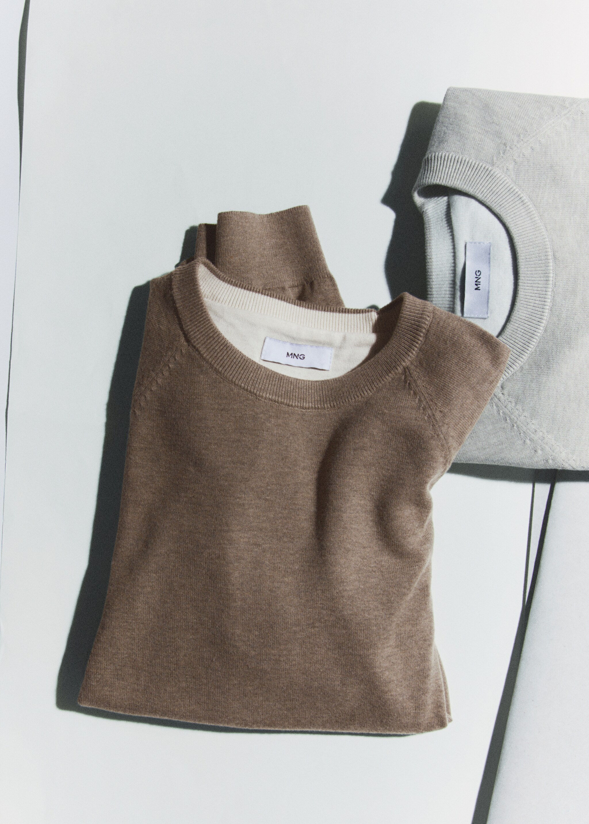 Fine-knit cotton sweater - Details of the article 5