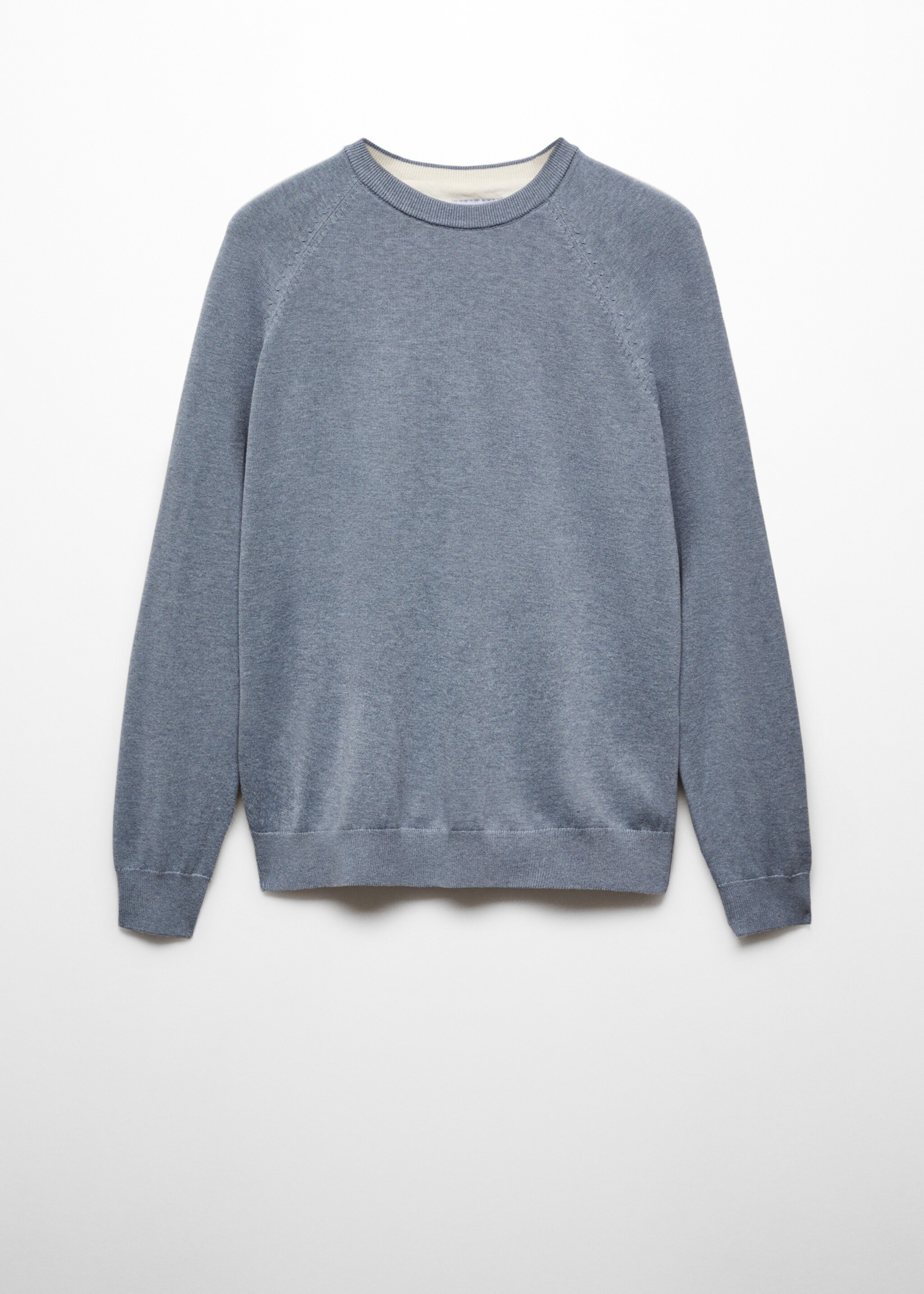 Fine-knit cotton sweater - Article without model