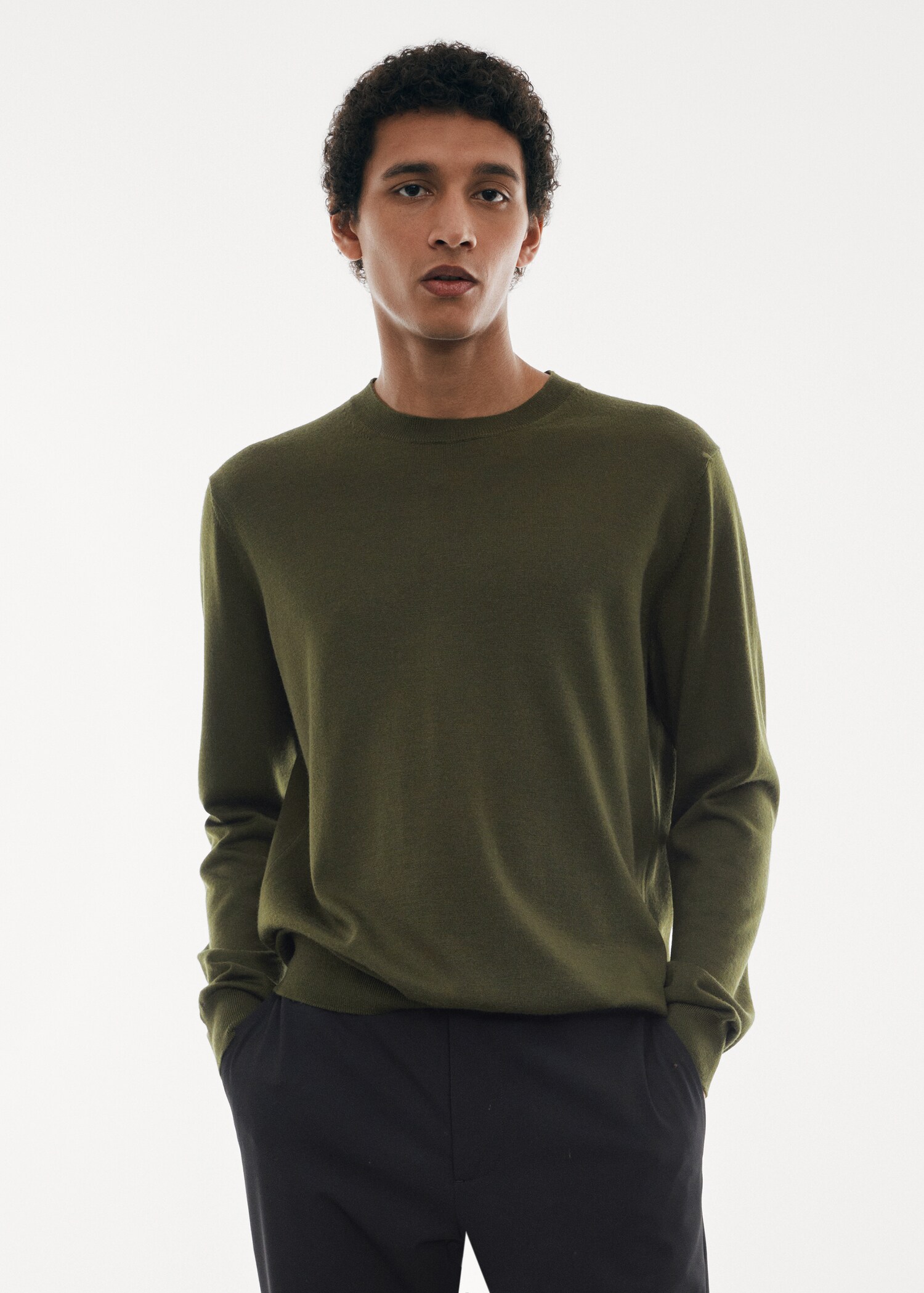 Pull laine mérinos lavable - Plan moyen