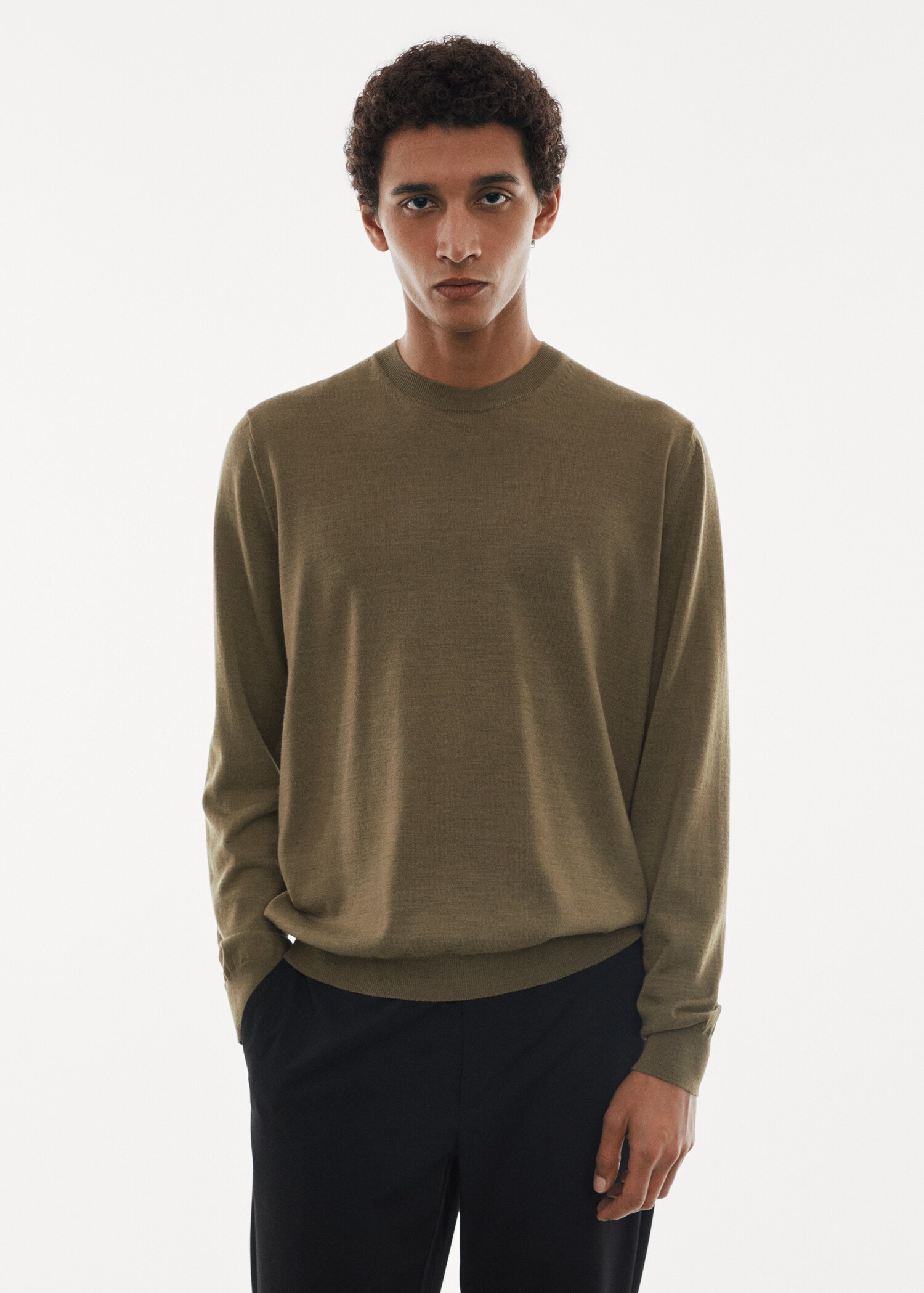 Pull laine mérinos lavable - Plan moyen