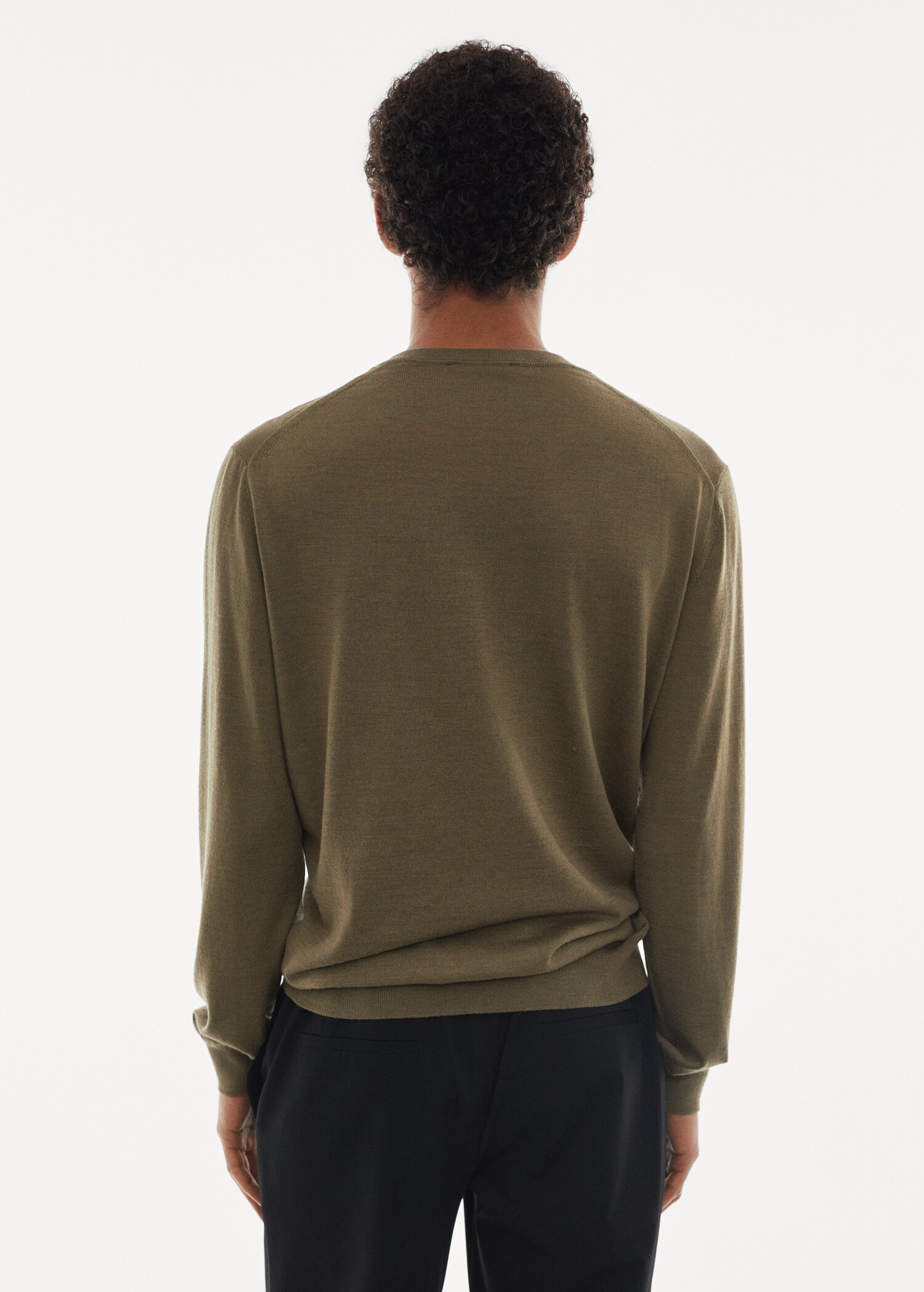 Pull laine mérinos lavable - Verso de l’article
