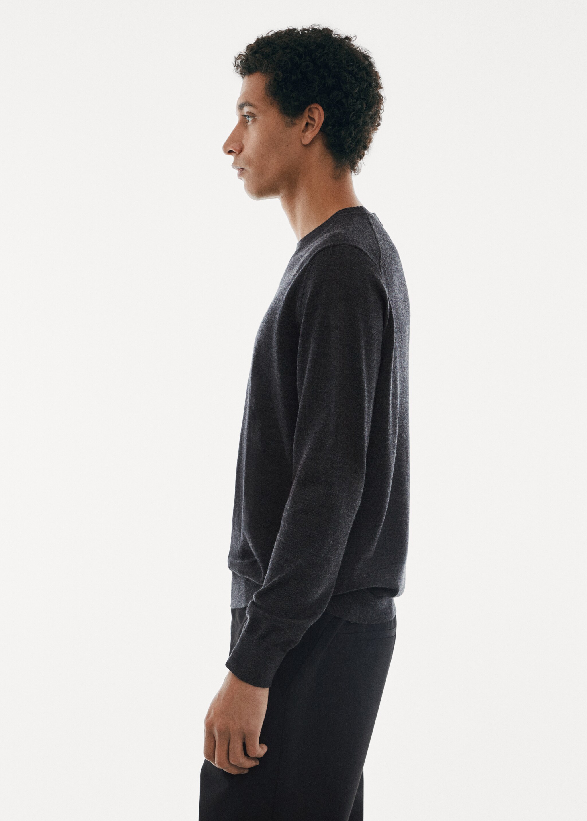 Merino wool washable sweater - Details of the article 2