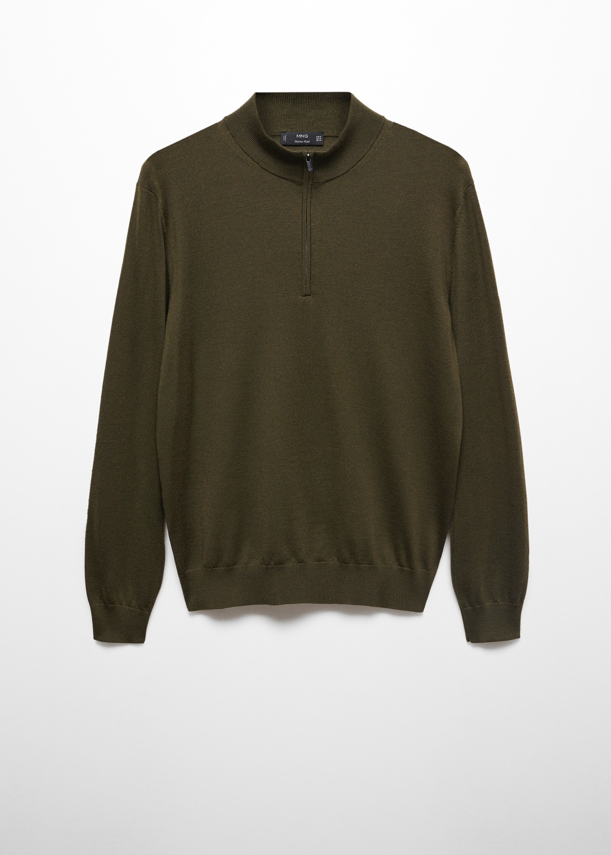 Sweter z golfem na zamek ze 100% wełny merynosa - Artykuł bez modela/modelki