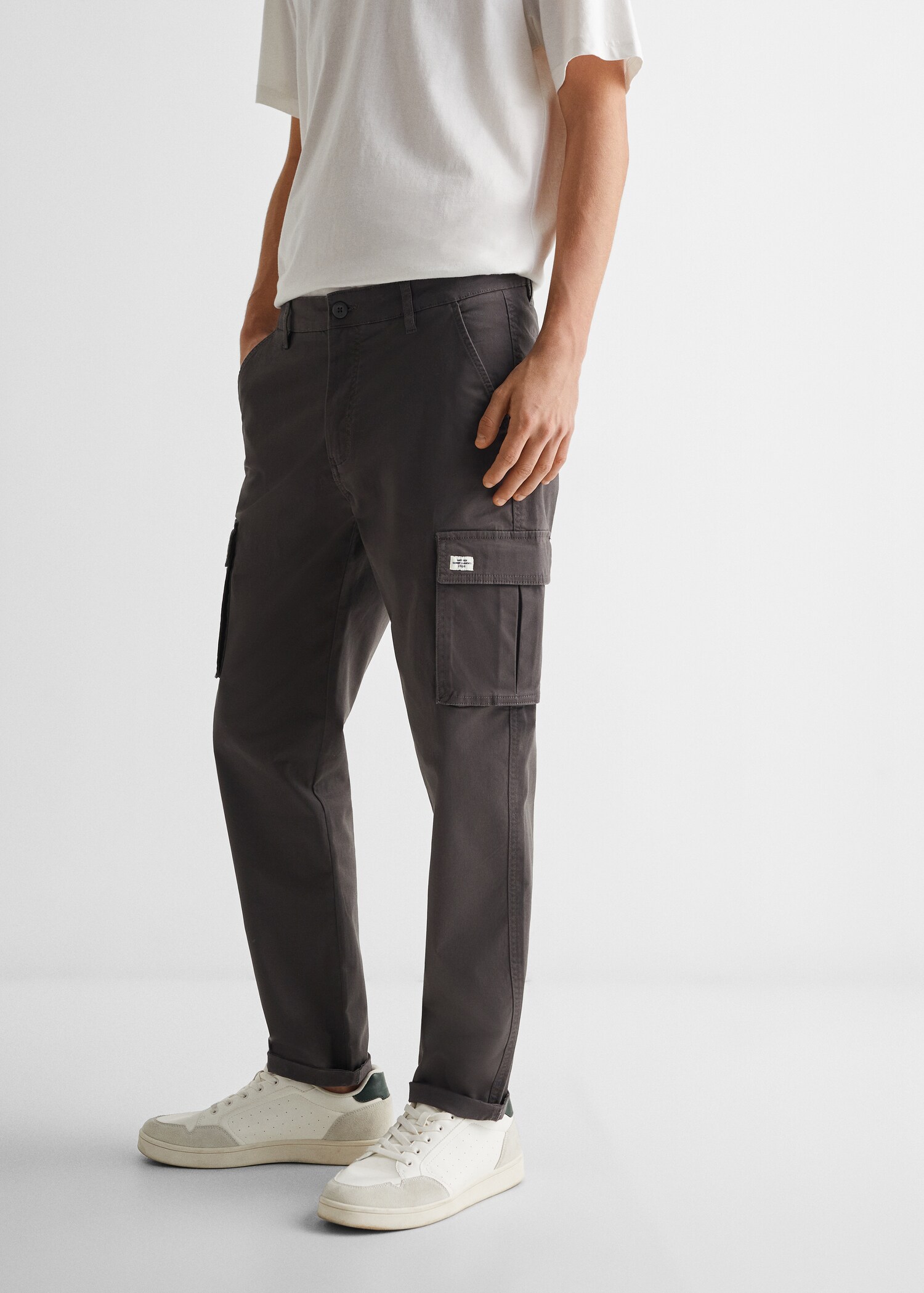 Cotton cargo trousers - Details of the article 6